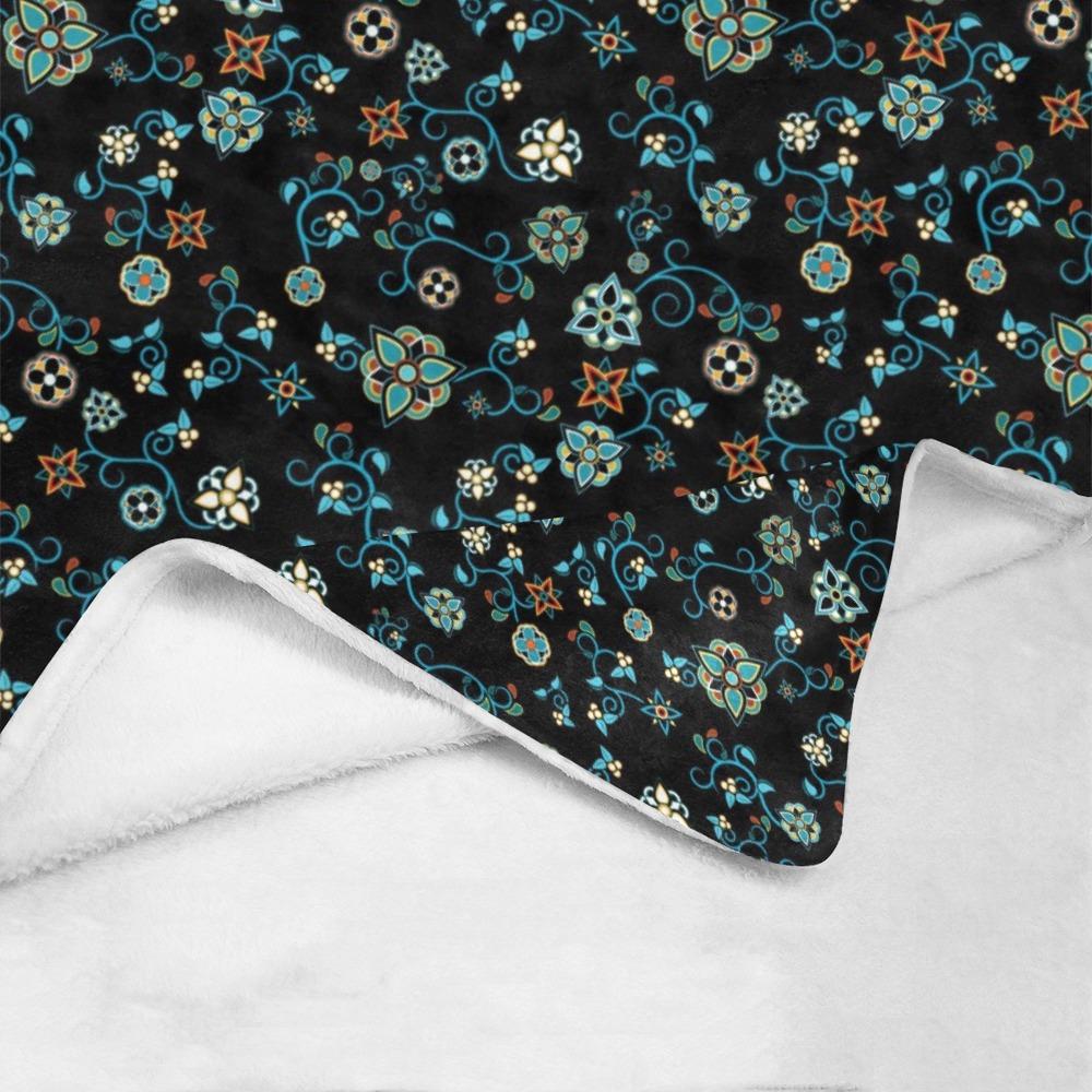 Ocean Bloom Ultra-Soft Micro Fleece Blanket 60"x80" Ultra-Soft Blanket 60''x80'' e-joyer