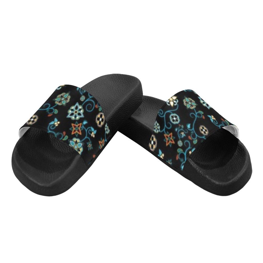 Ocean Bloom Women's Slide Sandals (Model 057) Women's Slide Sandals (057) e-joyer