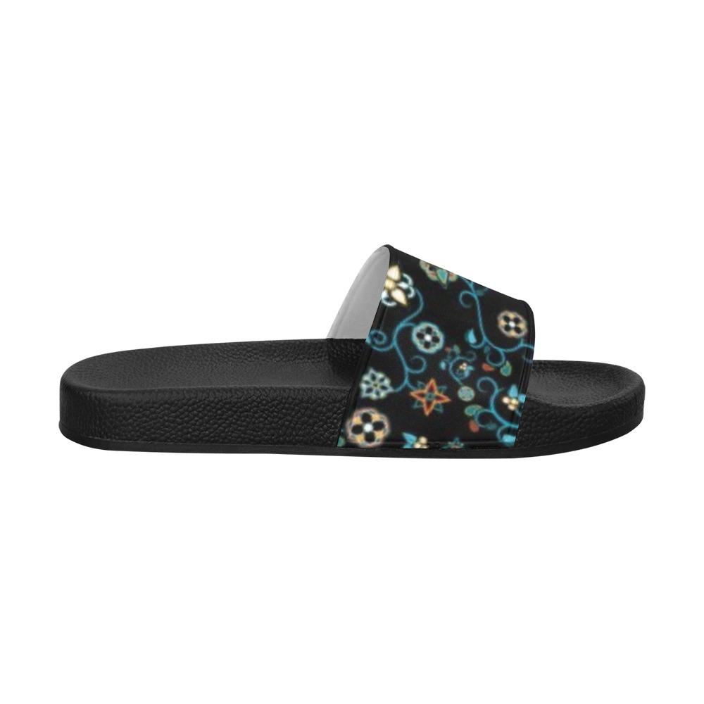 Ocean Bloom Women's Slide Sandals (Model 057) Women's Slide Sandals (057) e-joyer