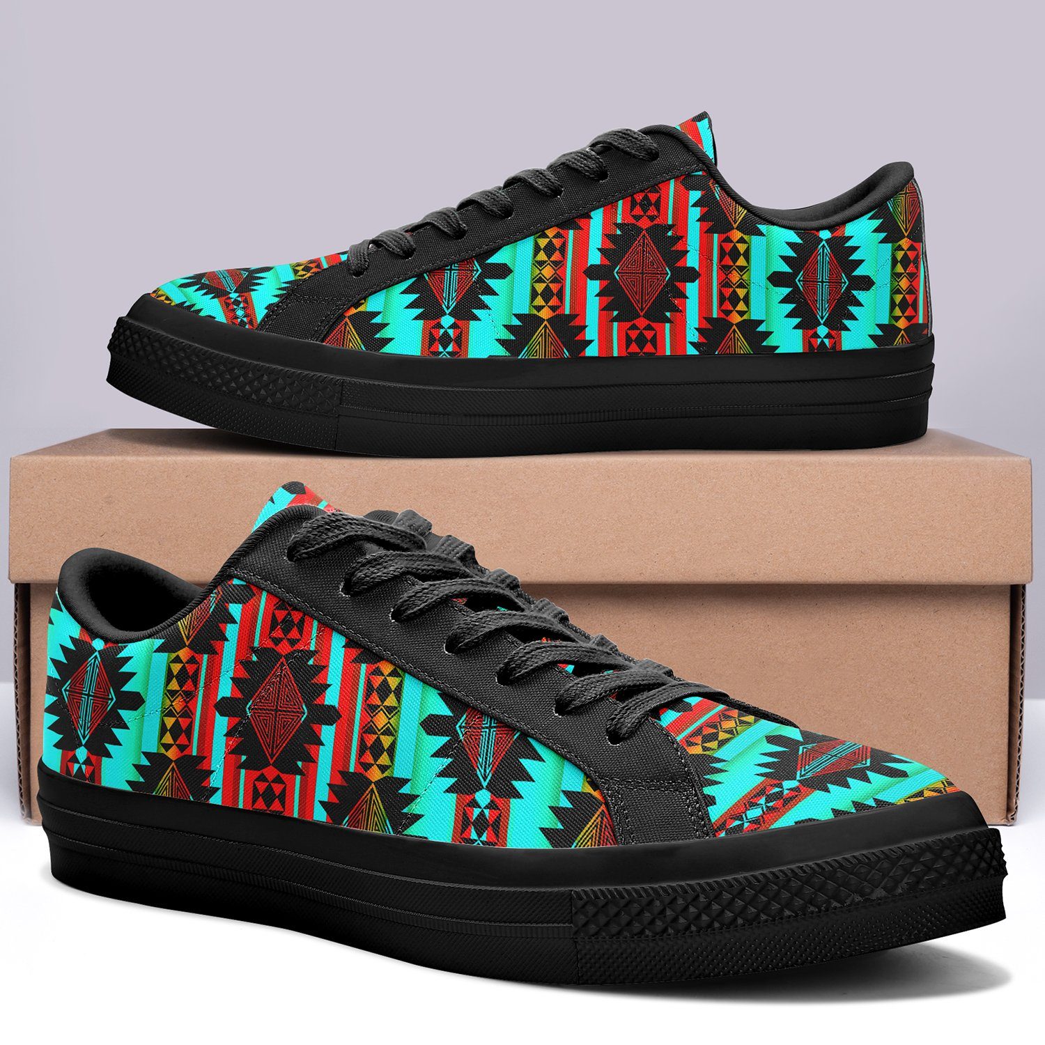 Okotoks Arrow Aapisi Low Top Canvas Shoes Black Sole 49 Dzine