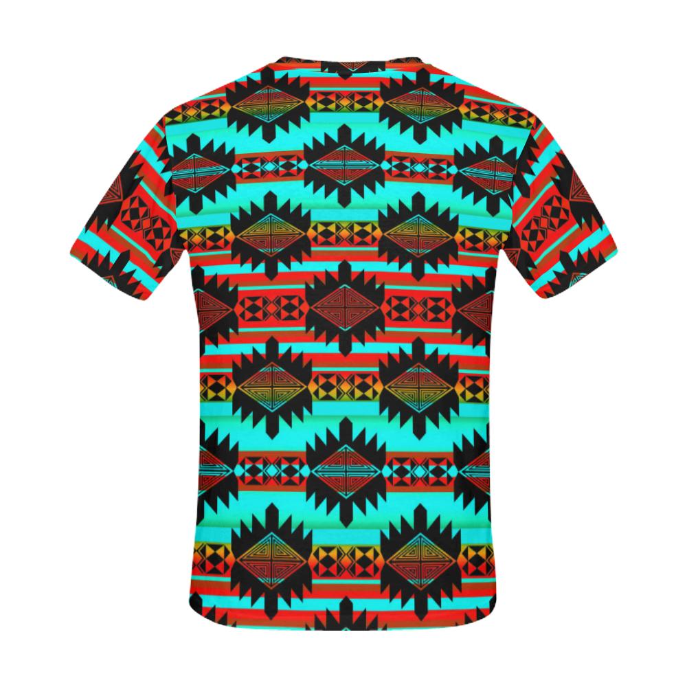 Okotoks Arrow All Over Print T-Shirt for Men (USA Size) (Model T40) All Over Print T-Shirt for Men (T40) e-joyer