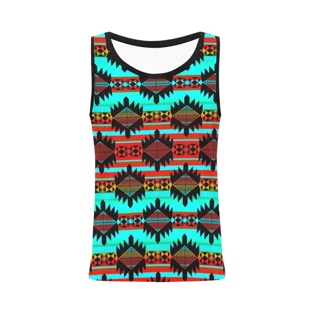 Okotoks Arrow All Over Print Tank Top for Women (Model T43) All Over Print Tank Top for Women (T43) e-joyer