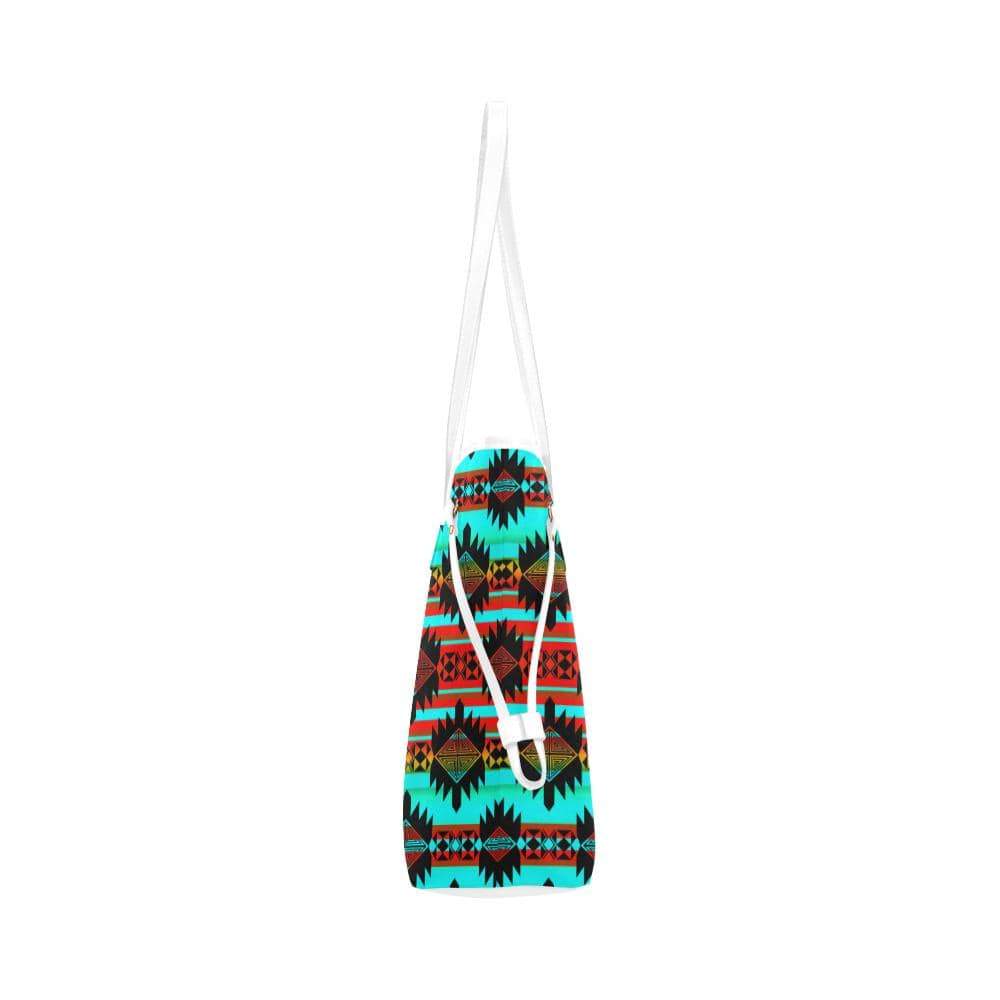 Okotoks Arrow Clover Canvas Tote Bag (Model 1661) Clover Canvas Tote Bag (1661) e-joyer