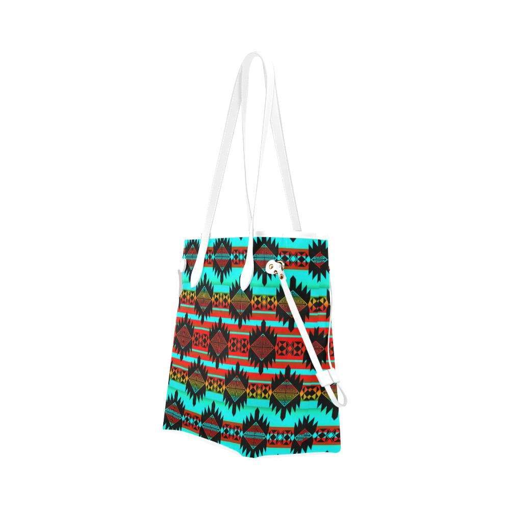 Okotoks Arrow Clover Canvas Tote Bag (Model 1661) Clover Canvas Tote Bag (1661) e-joyer