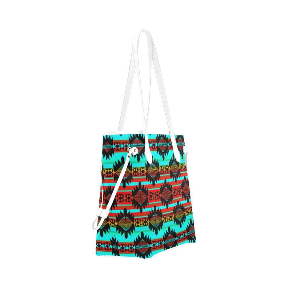 Okotoks Arrow Clover Canvas Tote Bag (Model 1661) Clover Canvas Tote Bag (1661) e-joyer