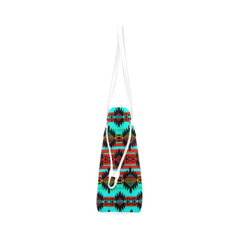 Okotoks Arrow Clover Canvas Tote Bag (Model 1661) Clover Canvas Tote Bag (1661) e-joyer