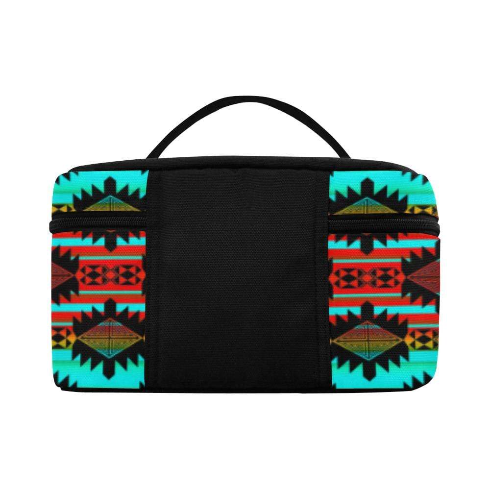 Okotoks Arrow Cosmetic Bag/Large (Model 1658) Cosmetic Bag e-joyer