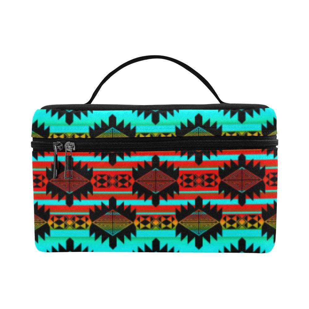 Okotoks Arrow Cosmetic Bag/Large (Model 1658) Cosmetic Bag e-joyer