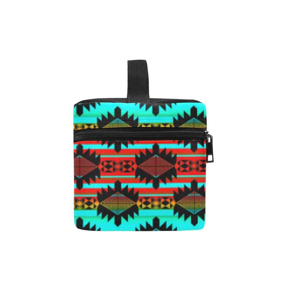 Okotoks Arrow Cosmetic Bag/Large (Model 1658) Cosmetic Bag e-joyer