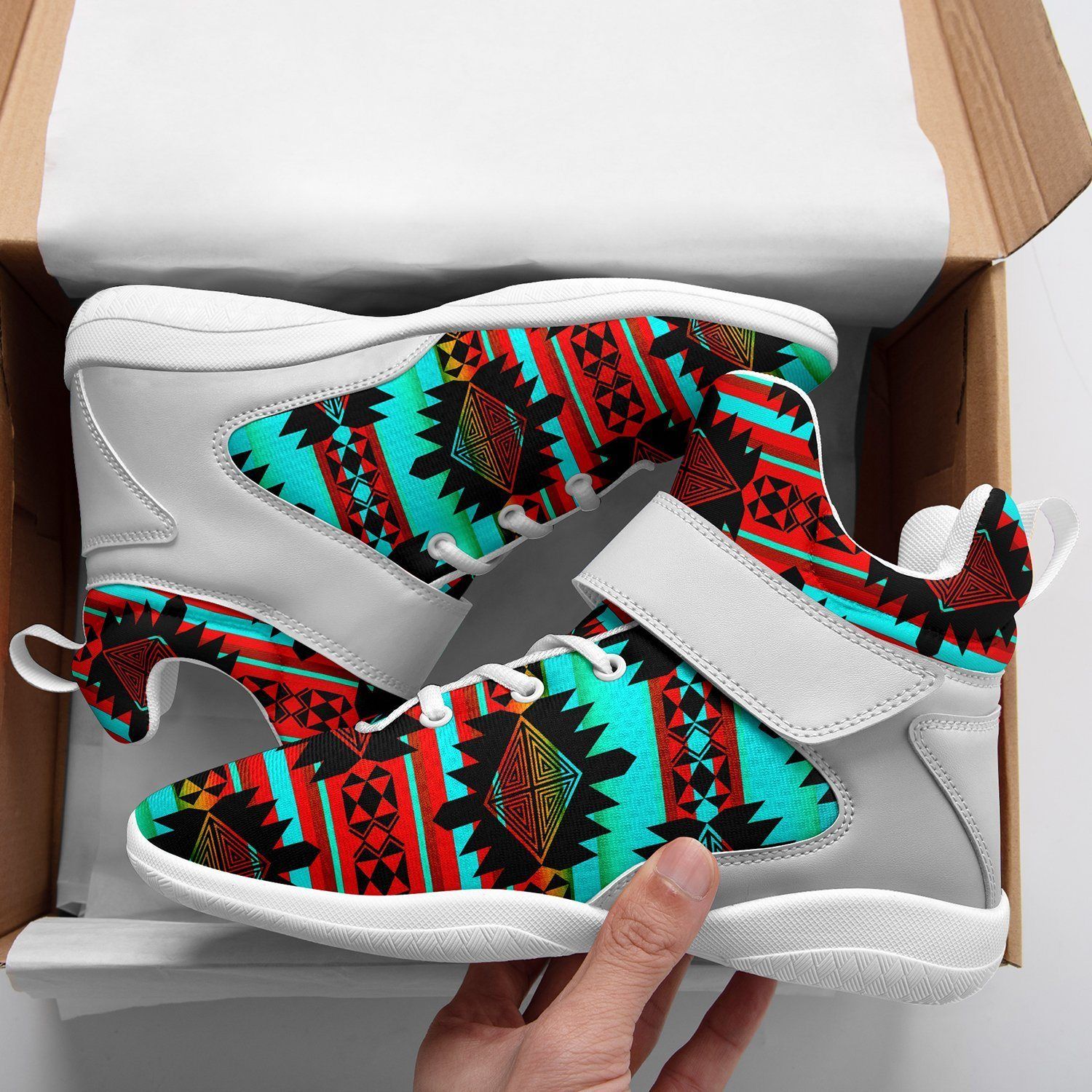 Okotoks Arrow Ipottaa Basketball / Sport High Top Shoes - White Sole 49 Dzine