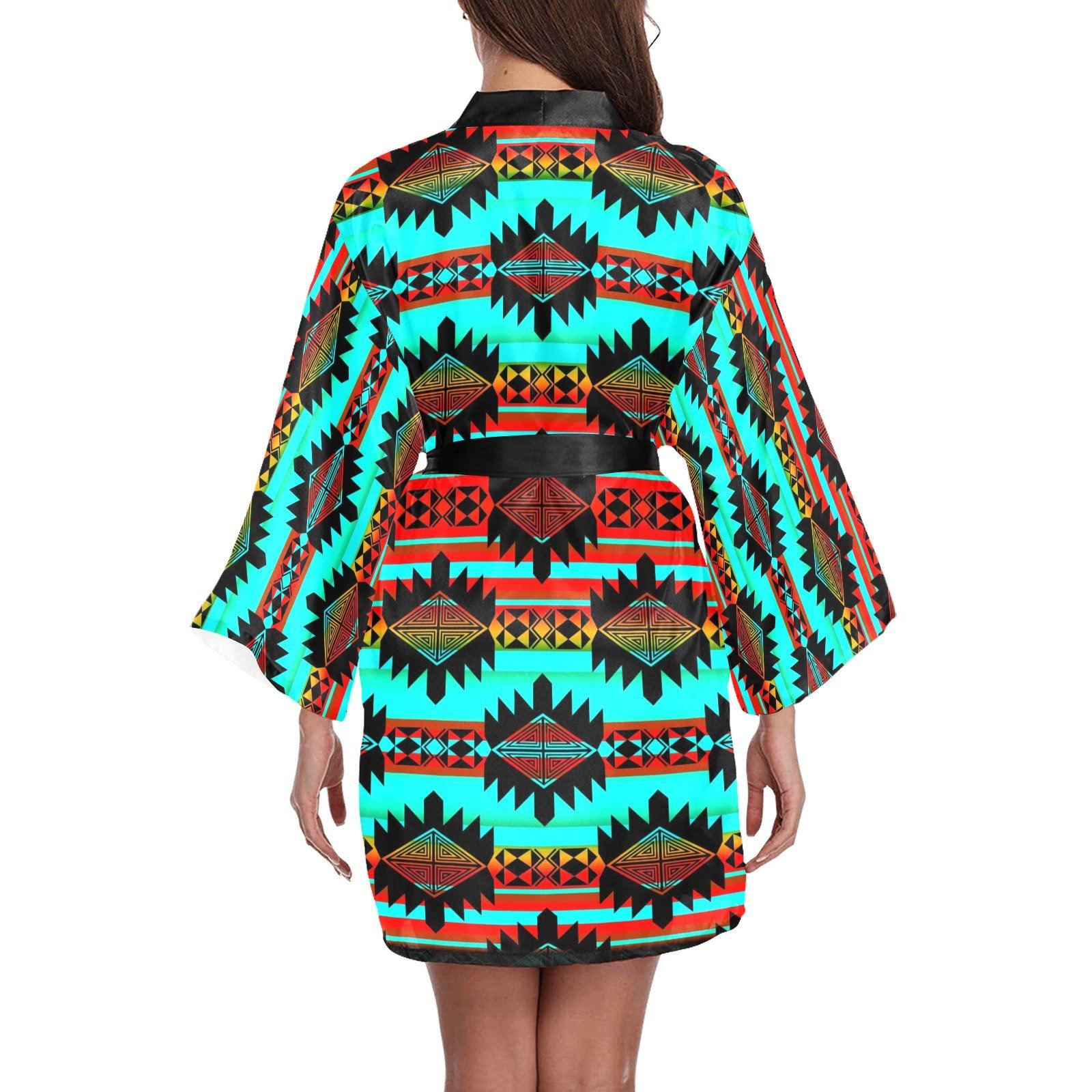 Okotoks Arrow Long Sleeve Kimono Robe Long Sleeve Kimono Robe e-joyer