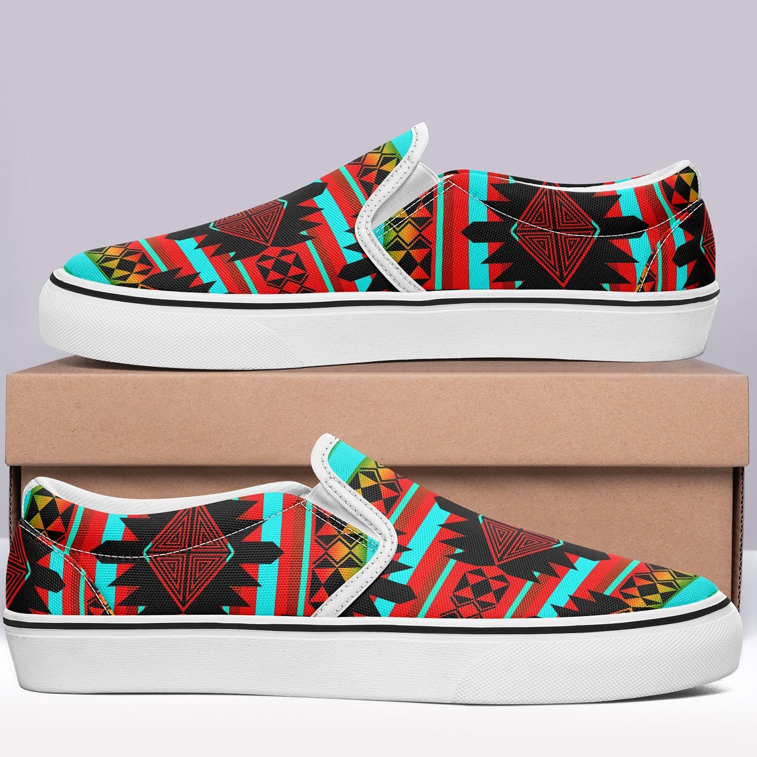 Okotoks Arrow Otoyimm Canvas Slip On Shoes 49 Dzine