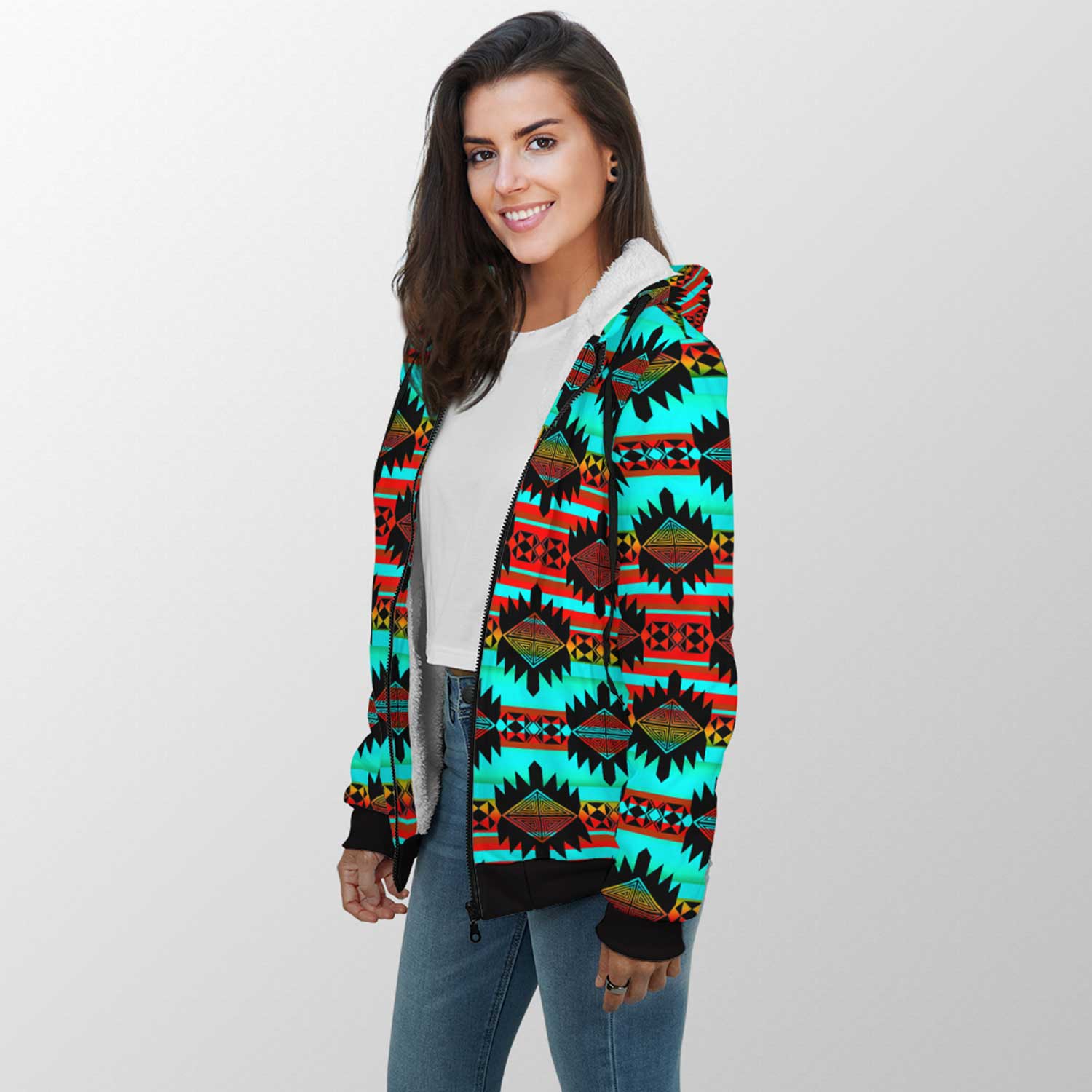 Okotoks Arrow Sherpa Hoodie 49 Dzine