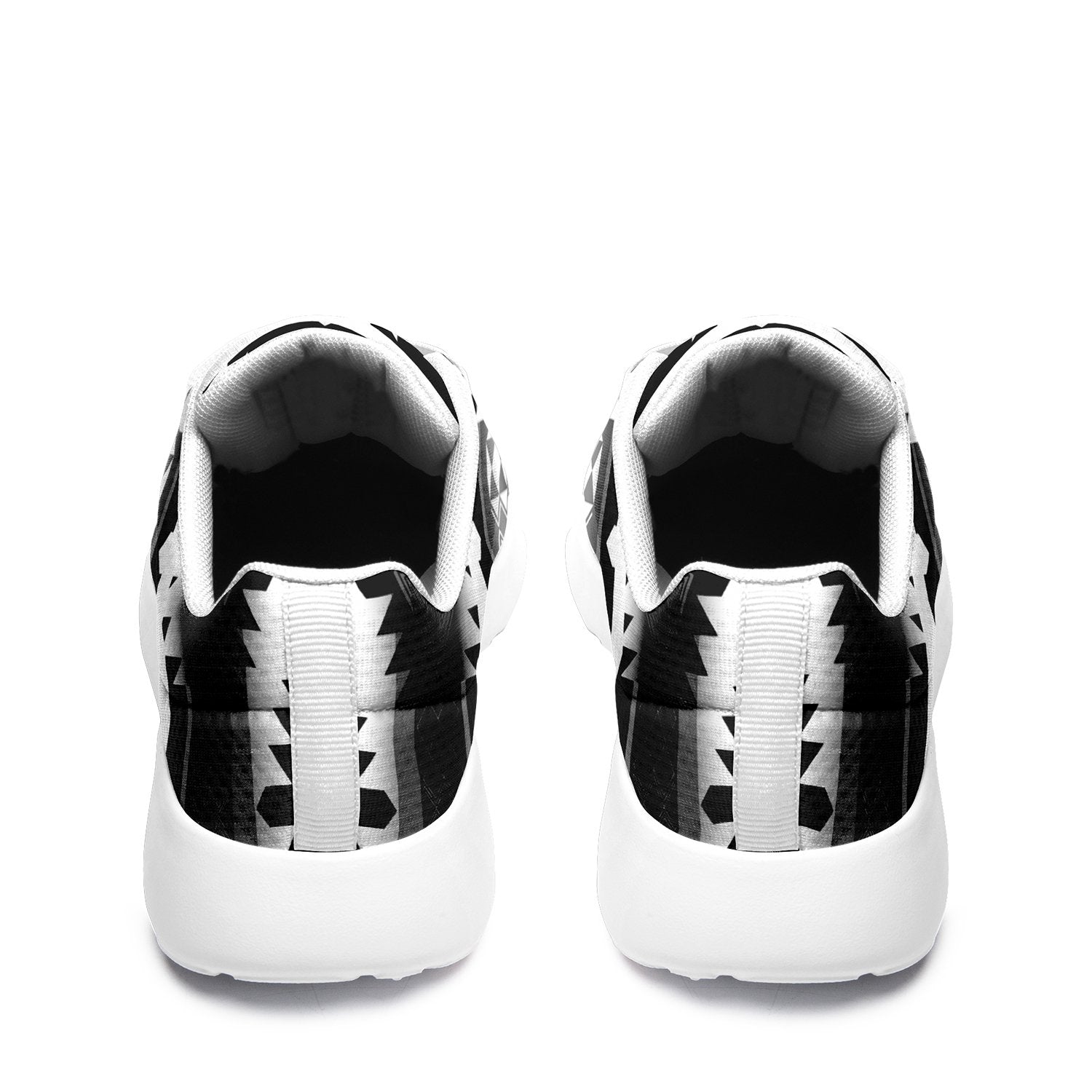 Okotoks Black and White Ikkaayi Sport Sneakers 49 Dzine