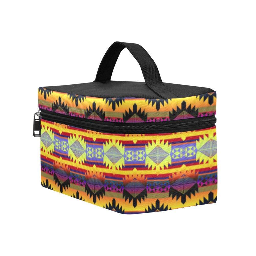 Okotoks Gathering Cosmetic Bag/Large (Model 1658) Cosmetic Bag e-joyer