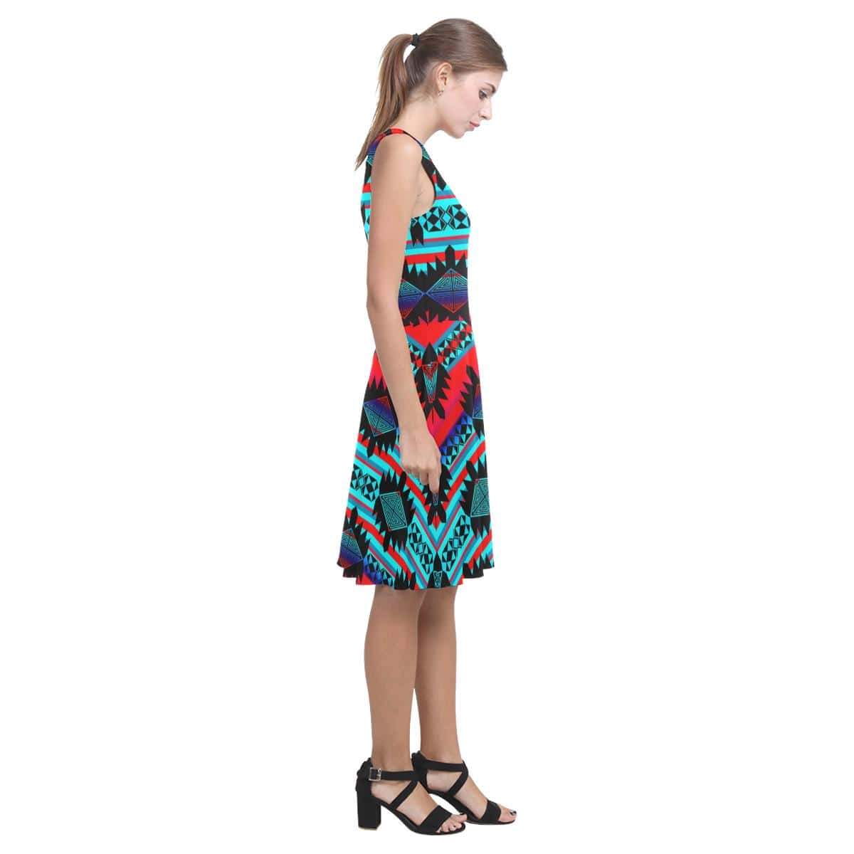 Okotoks Mountain Atalanta Casual Sundress(Model D04) Atalanta Sundress (D04) e-joyer