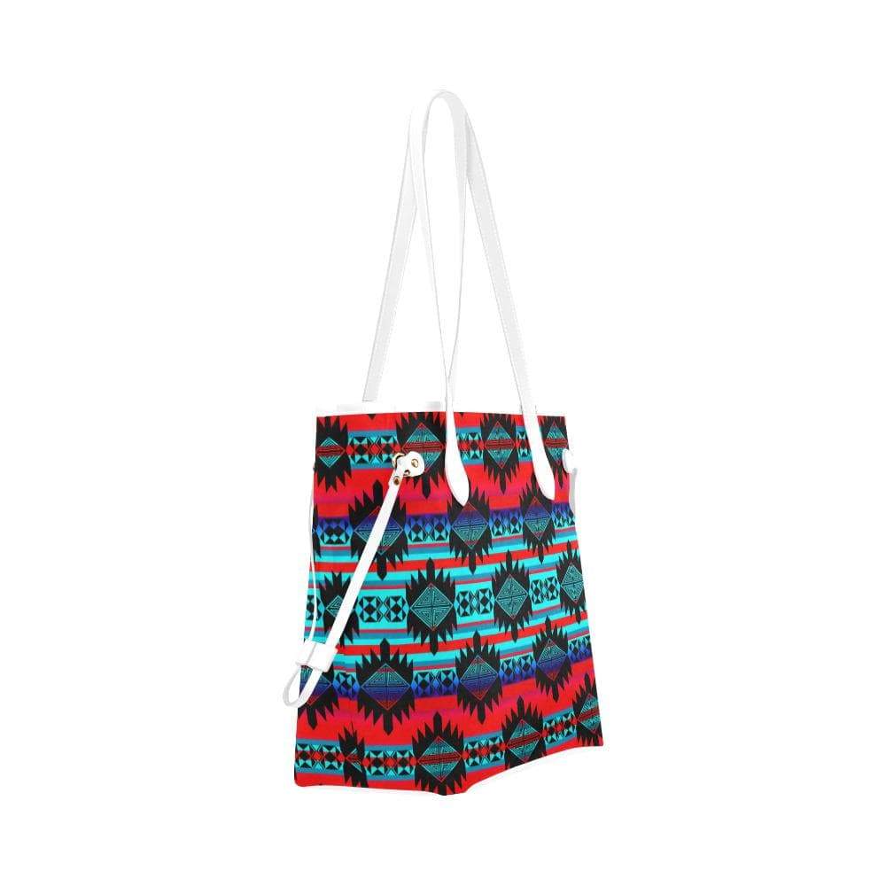 Okotoks Mountain Clover Canvas Tote Bag (Model 1661) Clover Canvas Tote Bag (1661) e-joyer
