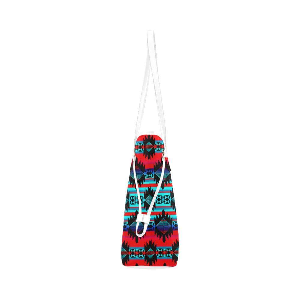 Okotoks Mountain Clover Canvas Tote Bag (Model 1661) Clover Canvas Tote Bag (1661) e-joyer