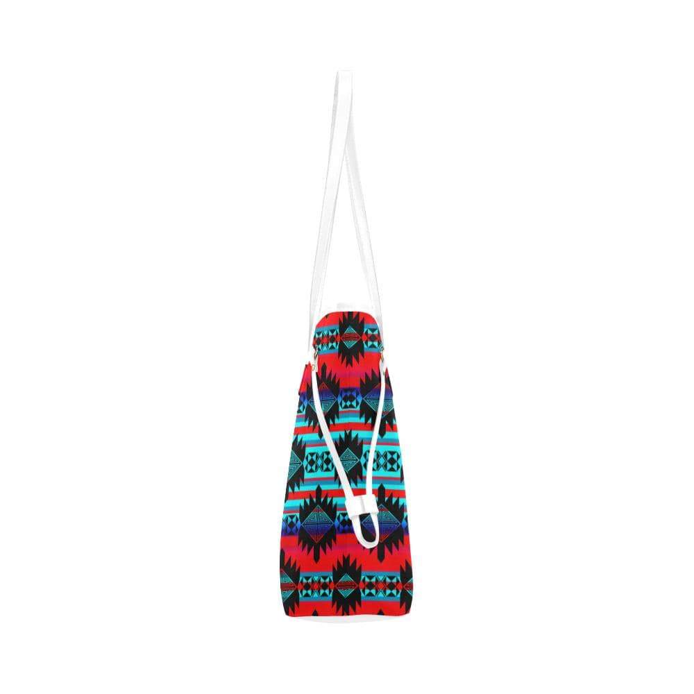 Okotoks Mountain Clover Canvas Tote Bag (Model 1661) Clover Canvas Tote Bag (1661) e-joyer