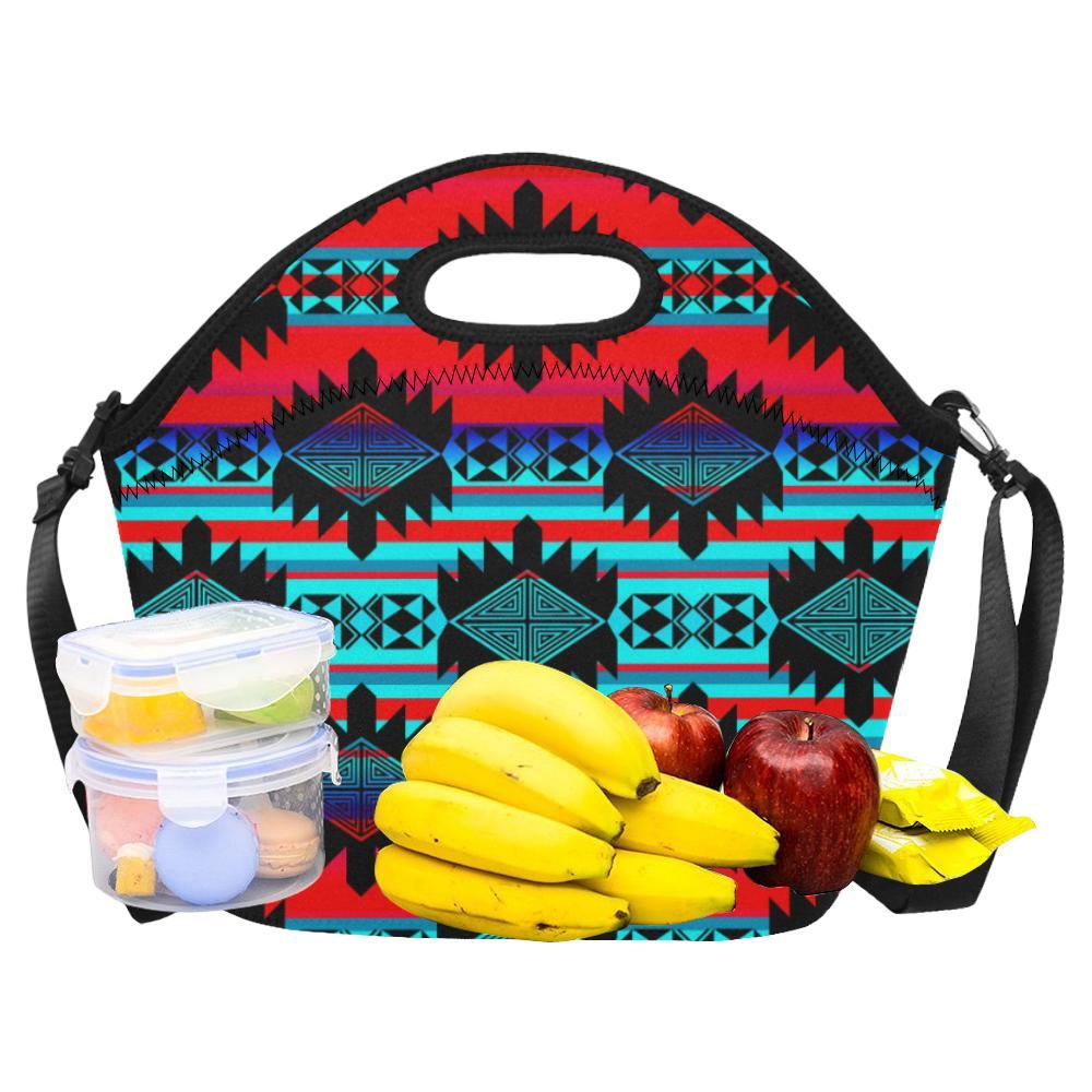 Okotoks Mountain Neoprene Lunch Bag/Large (Model 1669) Neoprene Lunch Bag/Large (1669) e-joyer