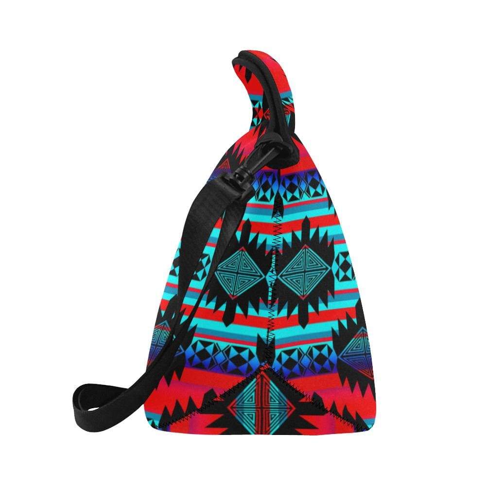 Okotoks Mountain Neoprene Lunch Bag/Large (Model 1669) Neoprene Lunch Bag/Large (1669) e-joyer
