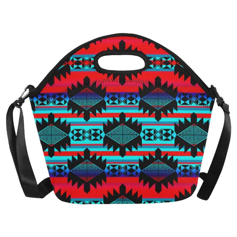 Okotoks Mountain Neoprene Lunch Bag/Large (Model 1669) Neoprene Lunch Bag/Large (1669) e-joyer