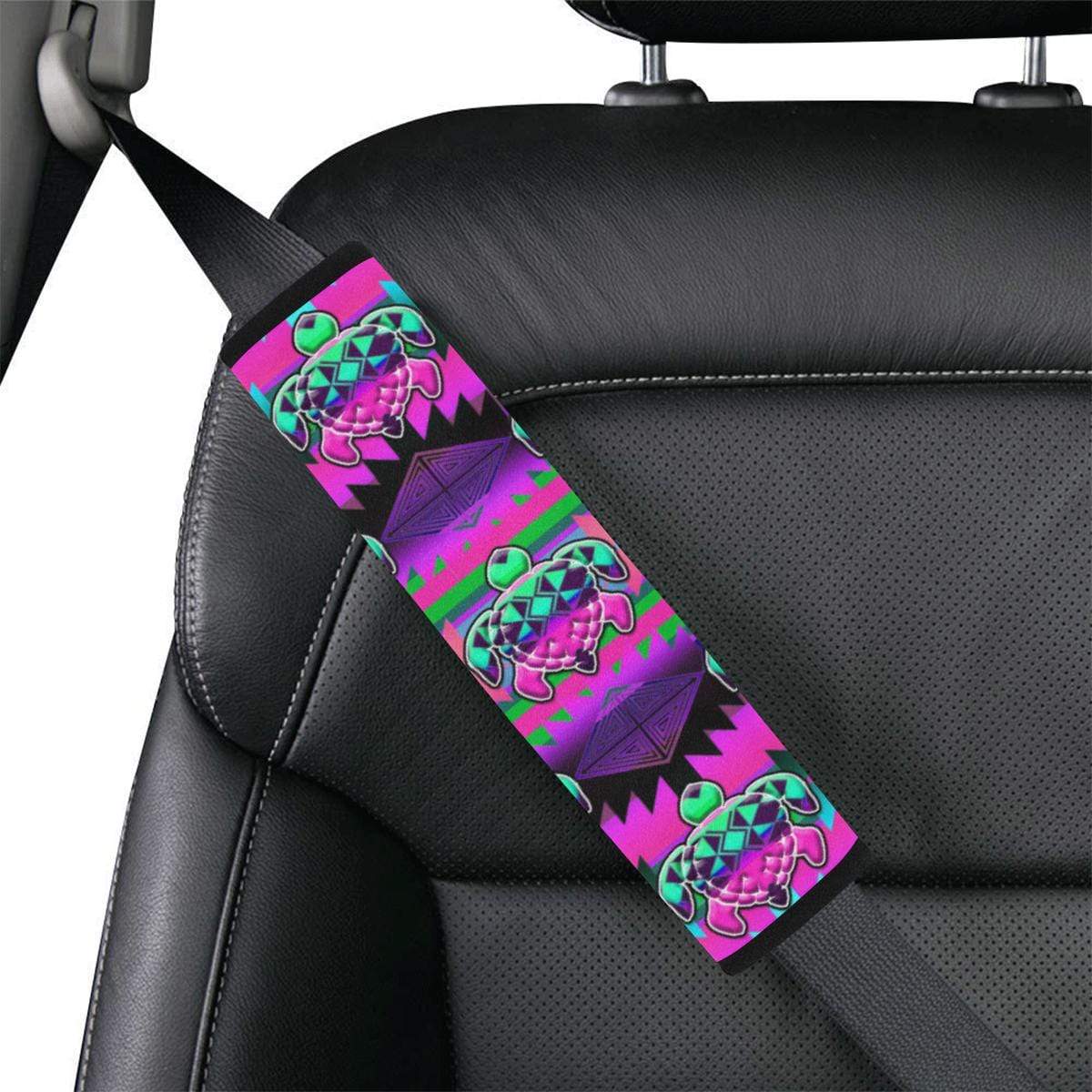 Okotoks Summer Turtles Car Seat Belt Cover 7''x12.6'' Car Seat Belt Cover 7''x12.6'' e-joyer
