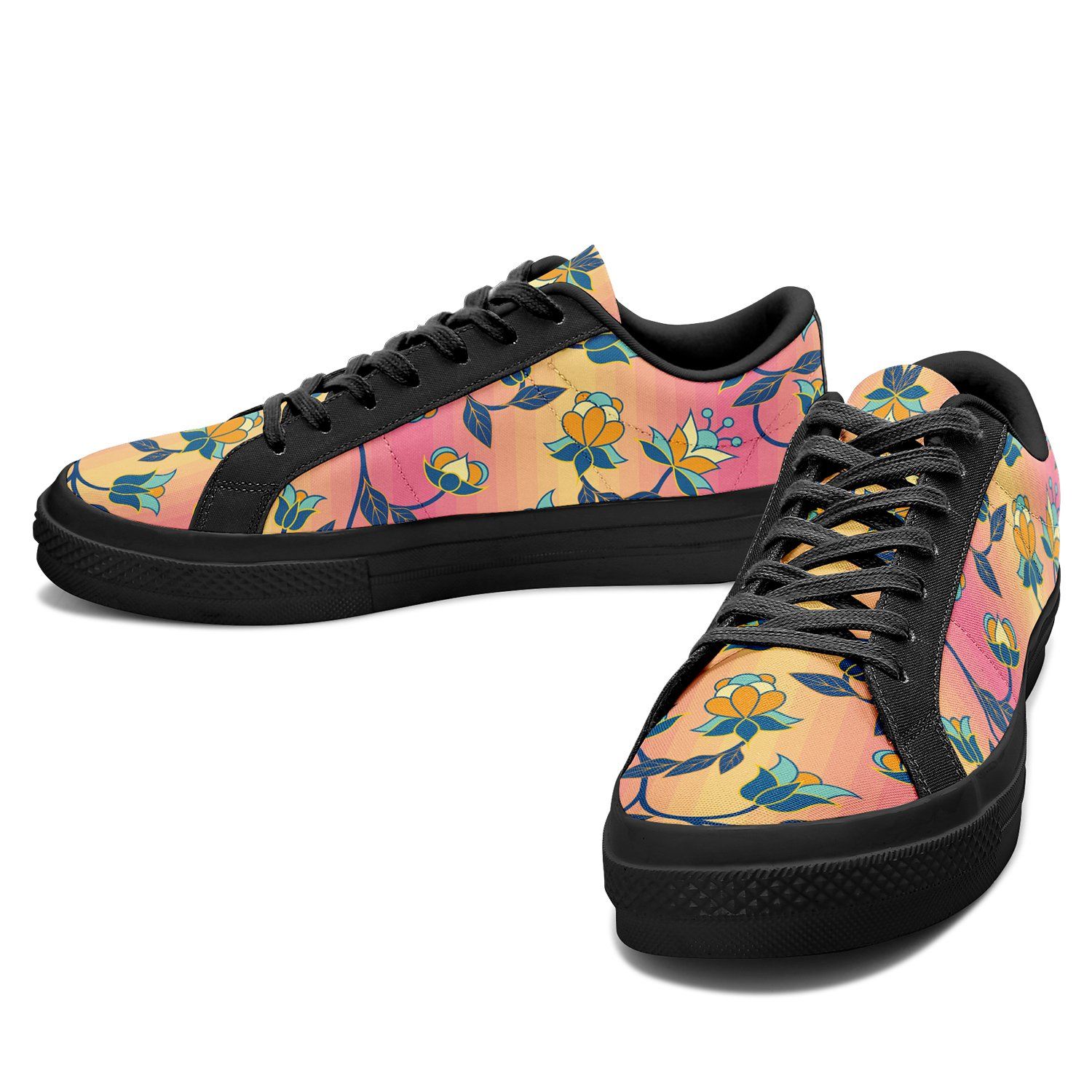 Orange Days Aapisi Low Top Canvas Shoes Black Sole aapisi Herman