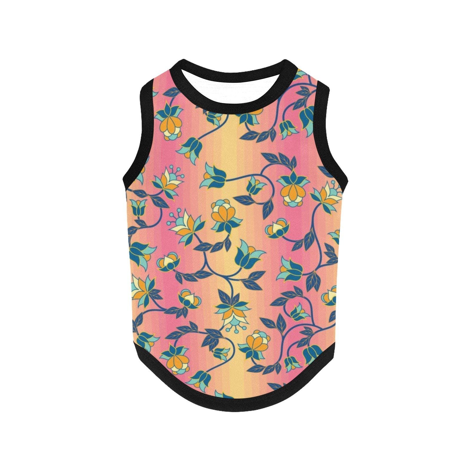 Orange Days All Over Print Pet Tank Top Pet Tank Top e-joyer