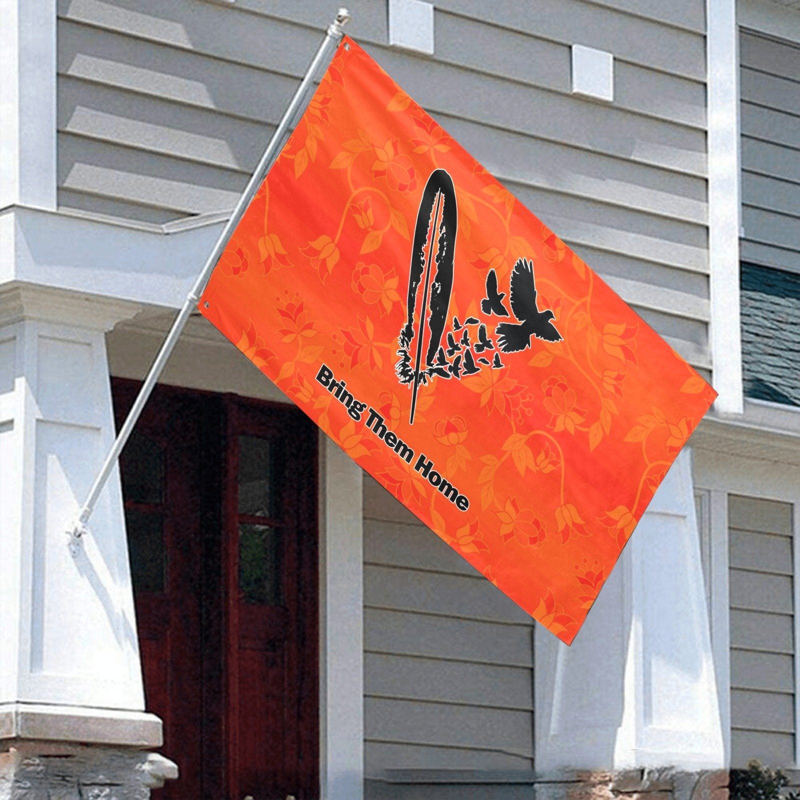 Orange Days Orange Bring Them Home Garden Flag 70"x47" Garden Flag 70"x47" e-joyer