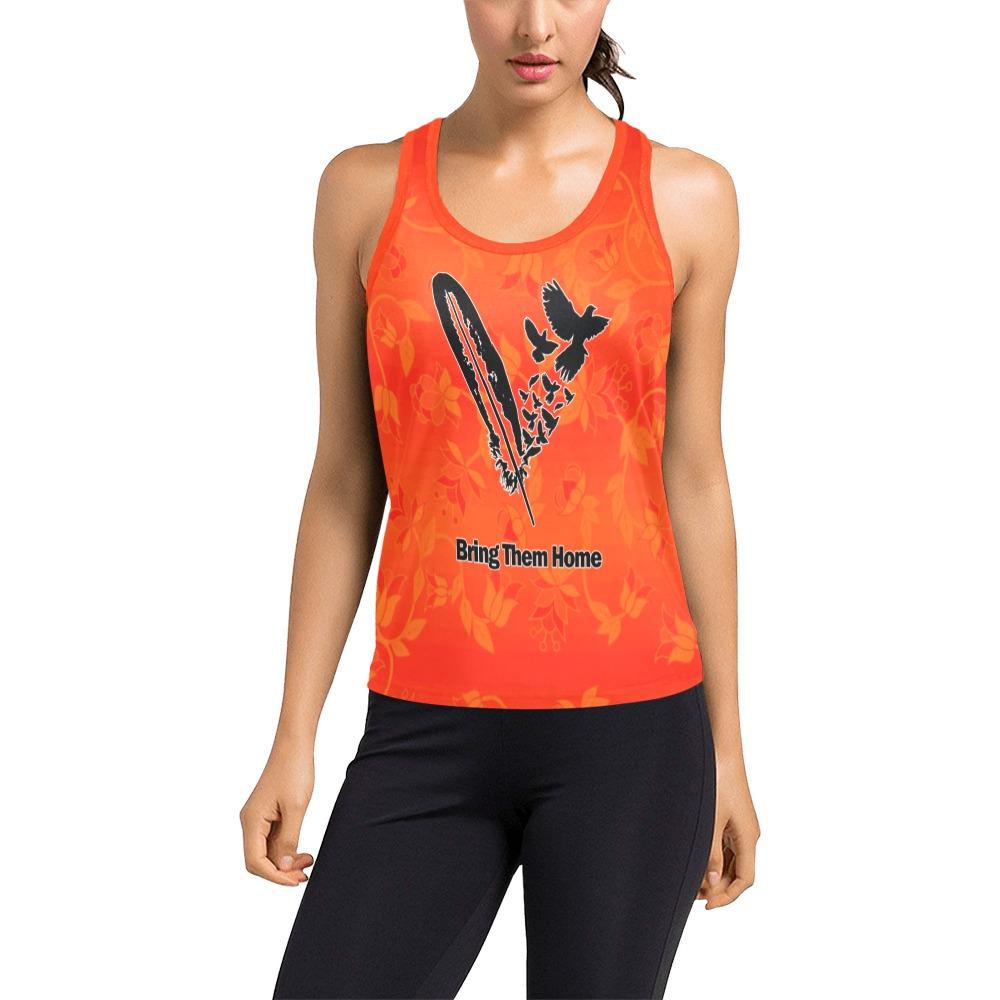Orange Days Orange Bring Them Home Women's Racerback Tank Top (Model T60) Racerback Tank Top (T60) e-joyer