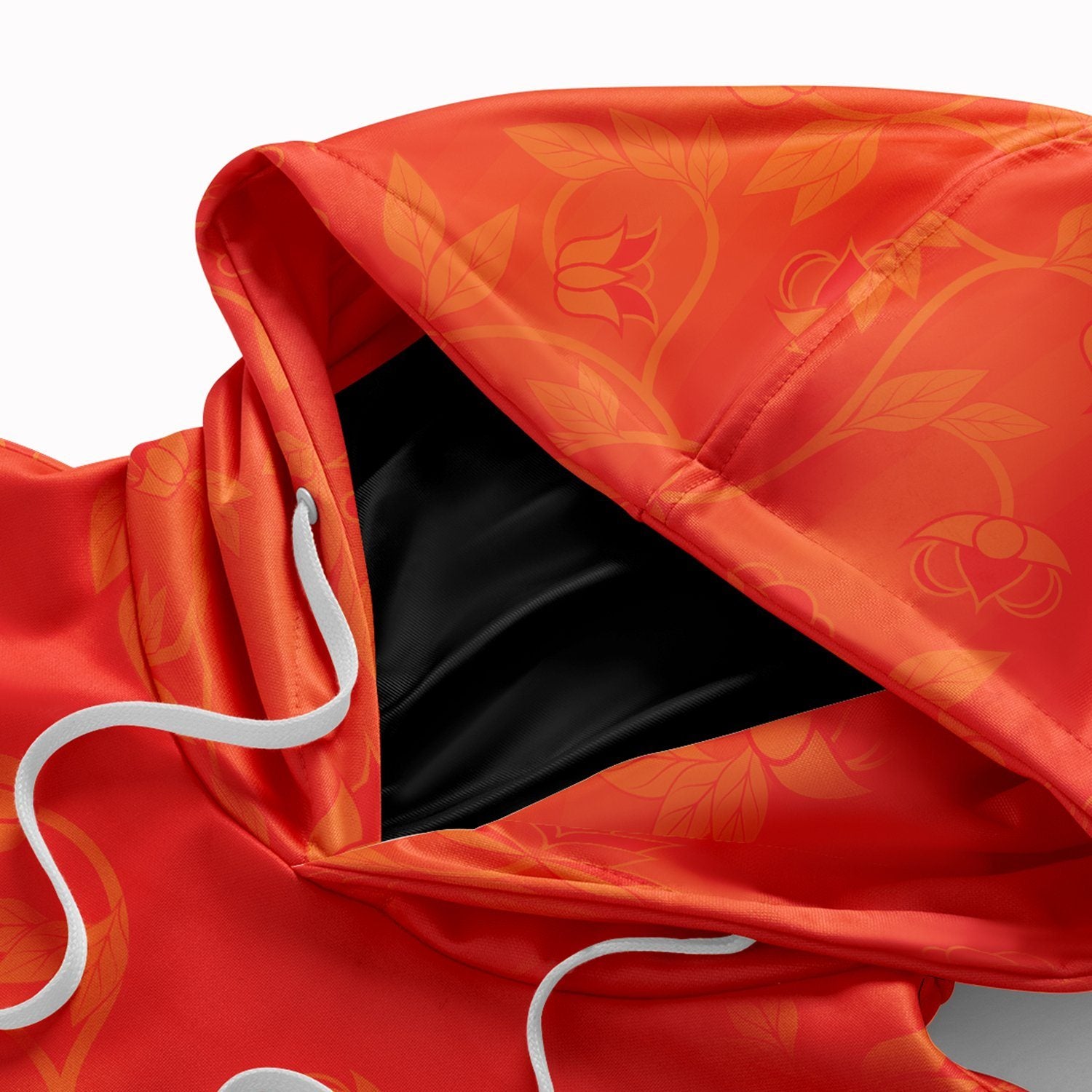 Orange Days - Orange Hoodie with Face Cover Hoodie with Face Cover Herman