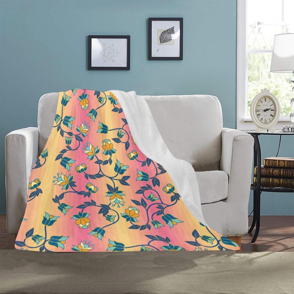 Orange Days Ultra-Soft Micro Fleece Blanket 40"x50" Ultra-Soft Blanket 40''x50'' e-joyer