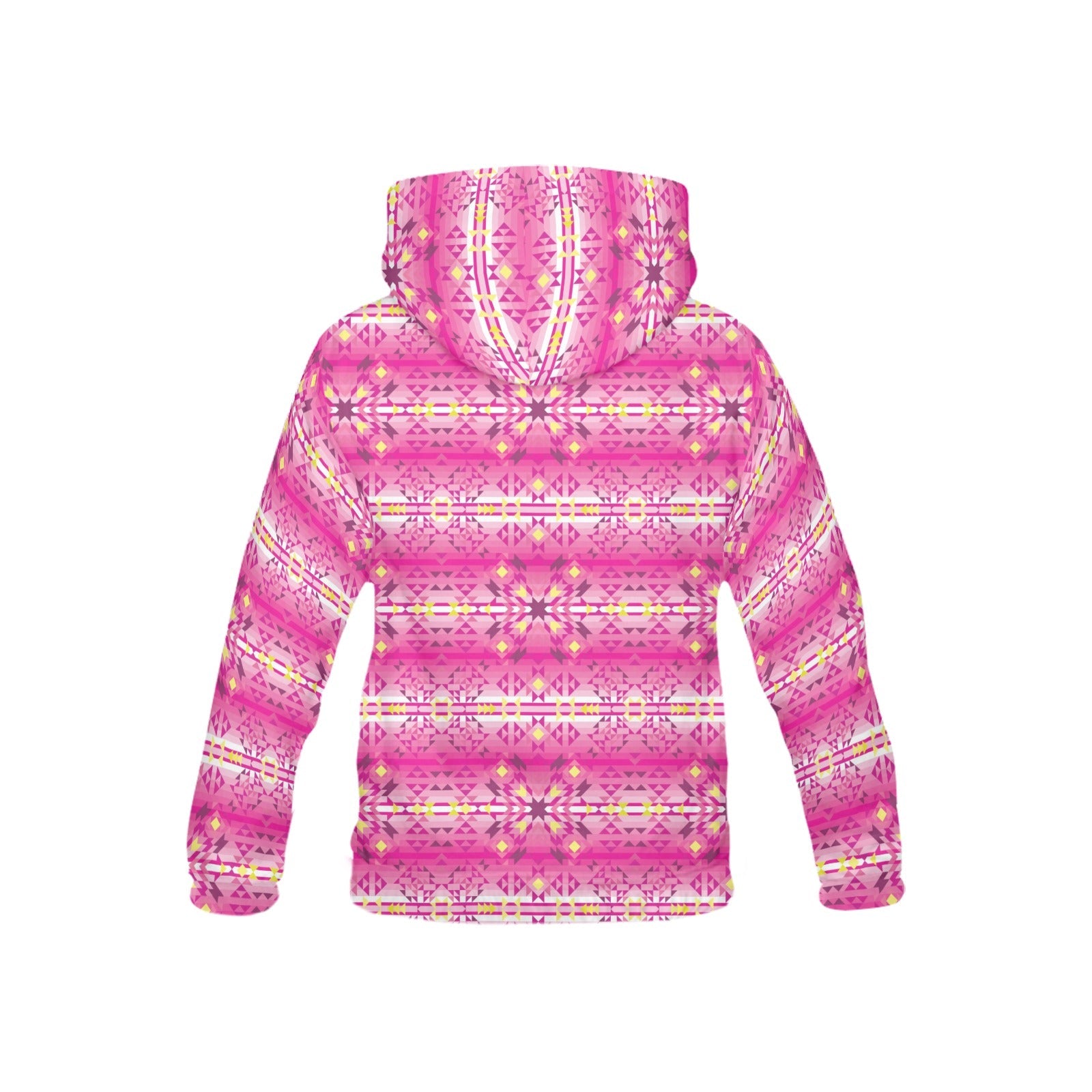 Pink Star All Over Print Hoodie for Kid (USA Size) (Model H13) All Over Print Hoodie for Kid (H13) e-joyer