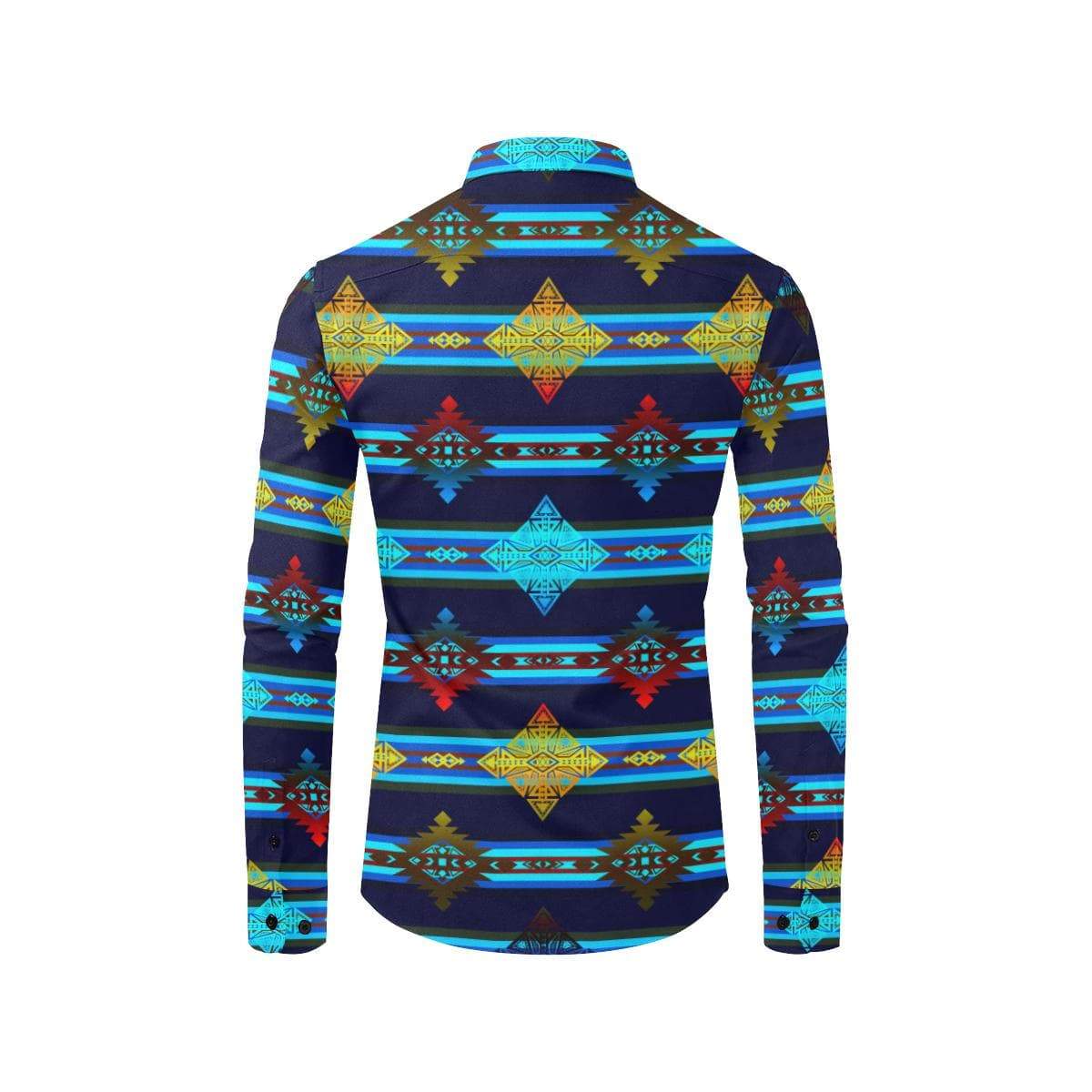 Plateau Night Men's All Over Print Casual Dress Shirt (Model T61) Men's Dress Shirt (T61) e-joyer