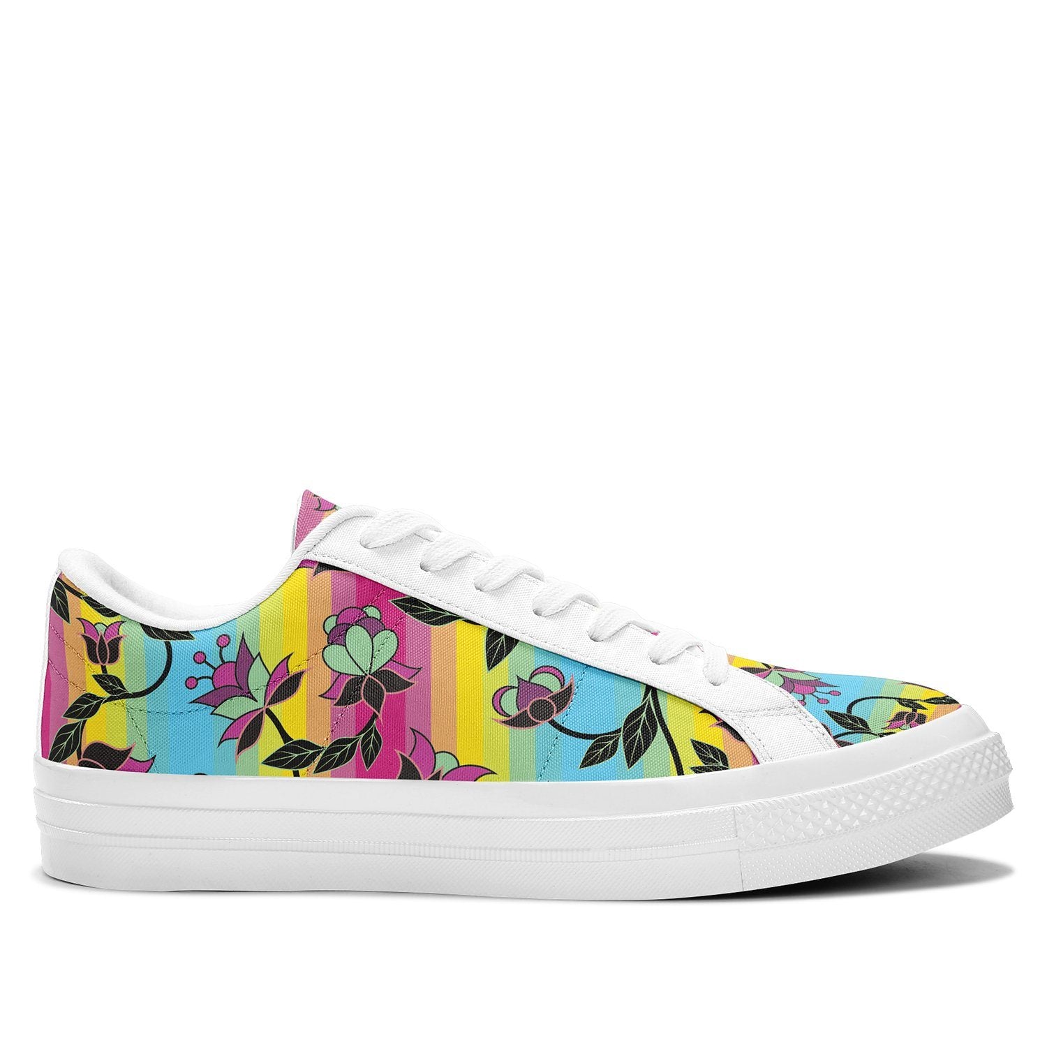 Powwow Carnival Aapisi Low Top Canvas Shoes White Sole aapisi Herman