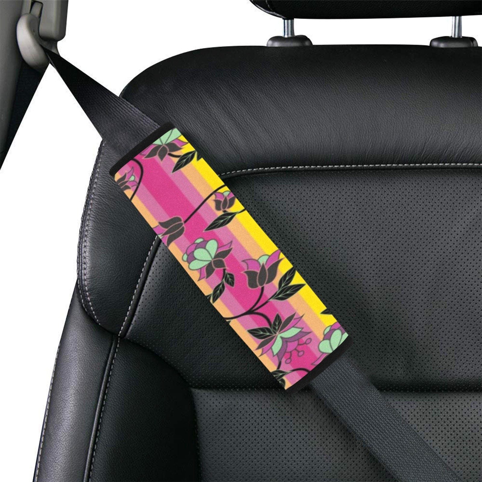Powwow Carnival Car Seat Belt Cover 7''x12.6'' (Pack of 2) Car Seat Belt Cover 7x12.6 (Pack of 2) e-joyer