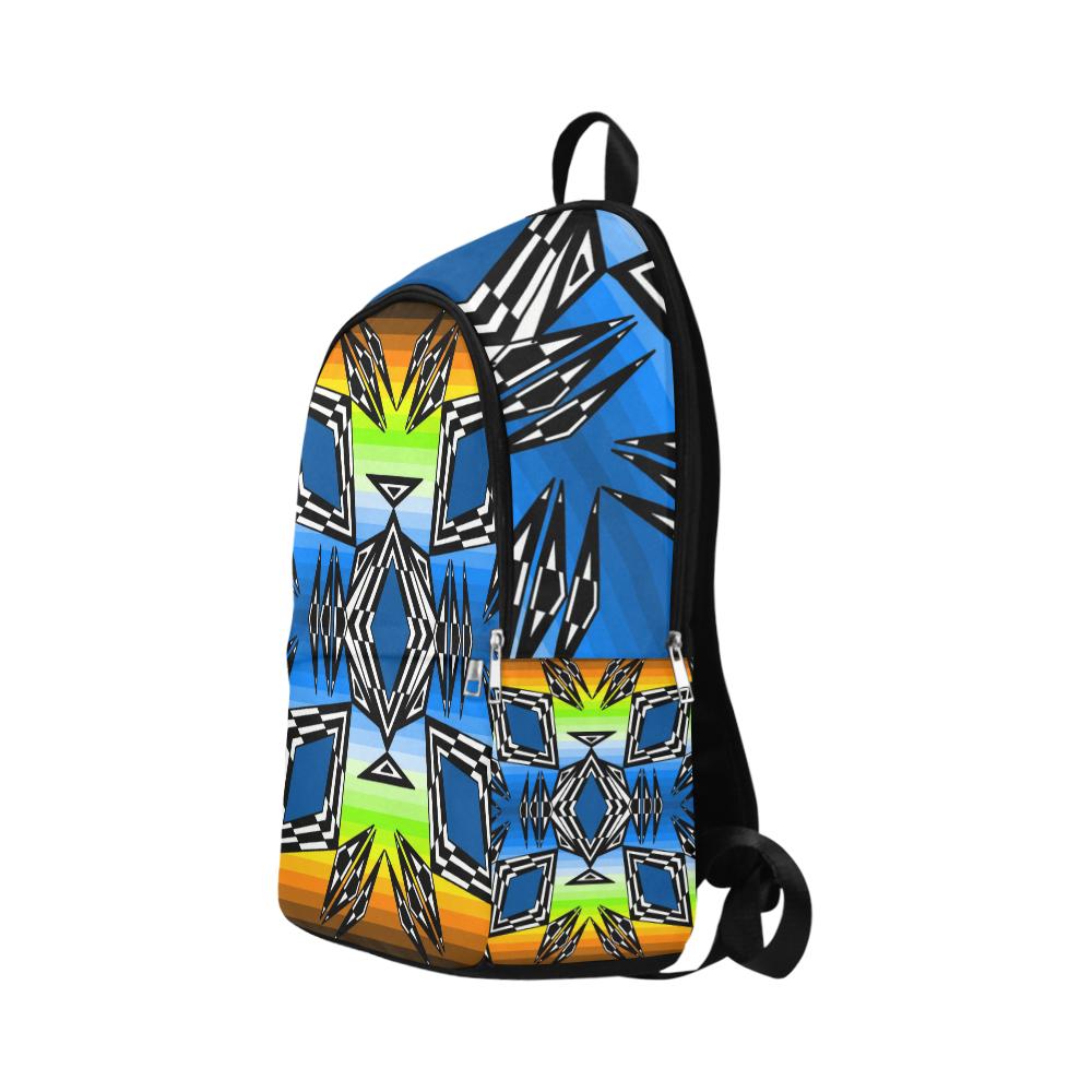 Prairie Fire Autumn Fabric Adult Backpack (Model 1659) Casual Backpack for Adult (1659) e-joyer