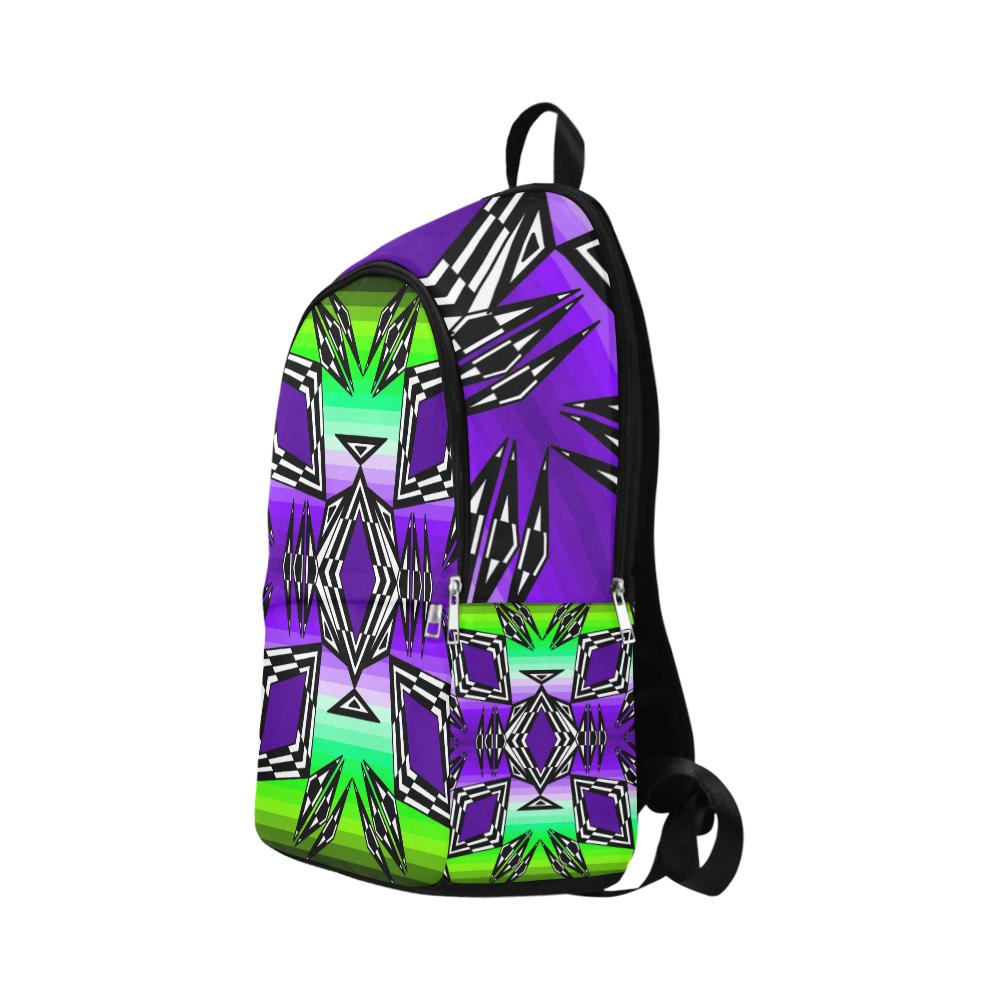 Prairie Fire Dusk Fabric Adult Backpack (Model 1659) Casual Backpack for Adult (1659) e-joyer