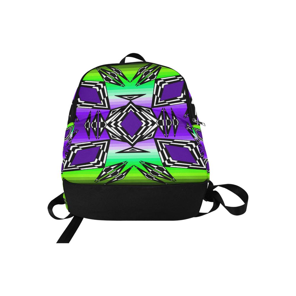 Prairie Fire Dusk Fabric Adult Backpack (Model 1659) Casual Backpack for Adult (1659) e-joyer