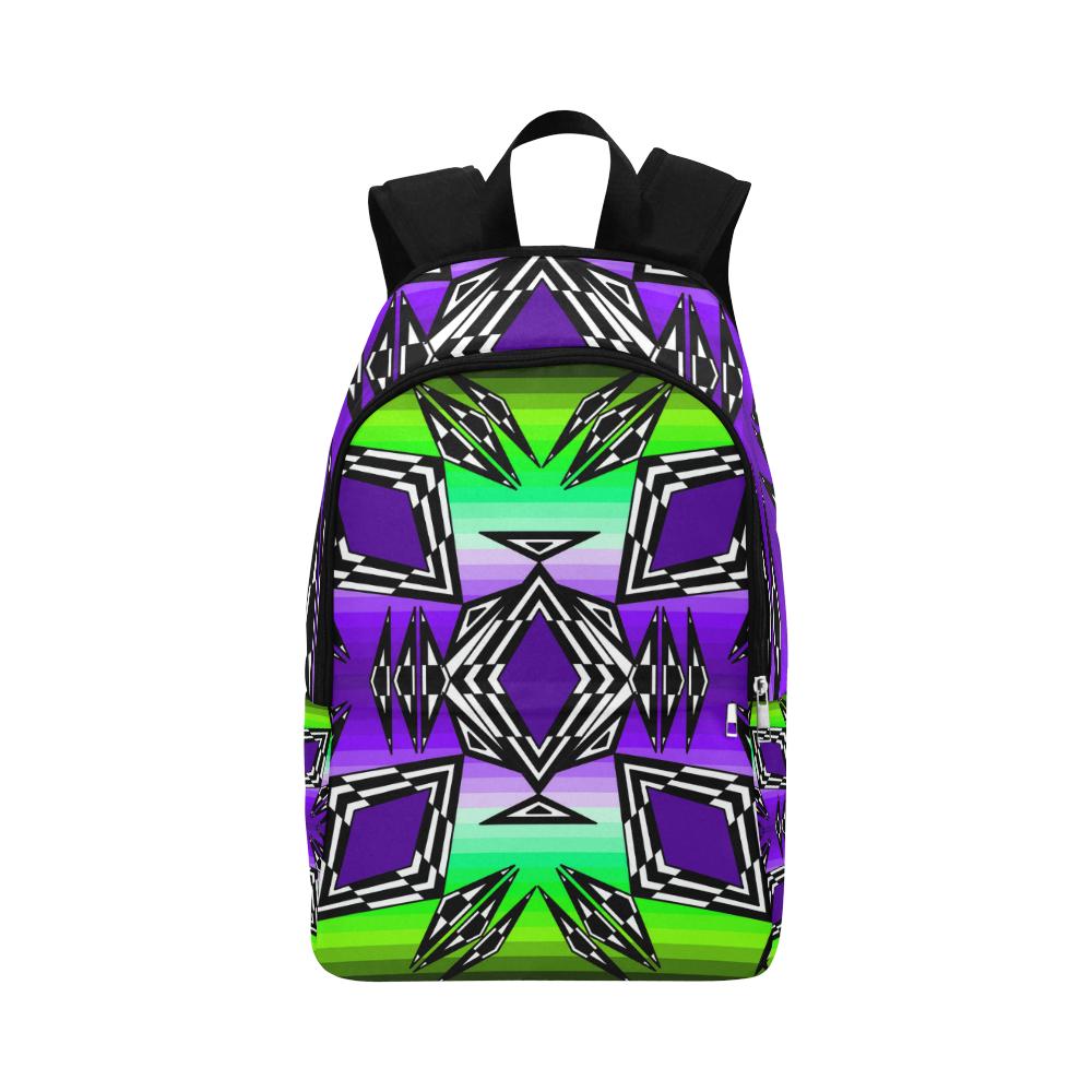 Prairie Fire Dusk Fabric Adult Backpack (Model 1659) Casual Backpack for Adult (1659) e-joyer