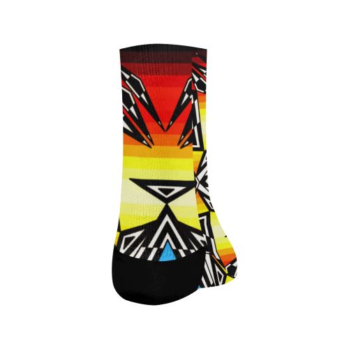 Prairie Fire Medicine Wheel Crew Socks Crew Socks e-joyer