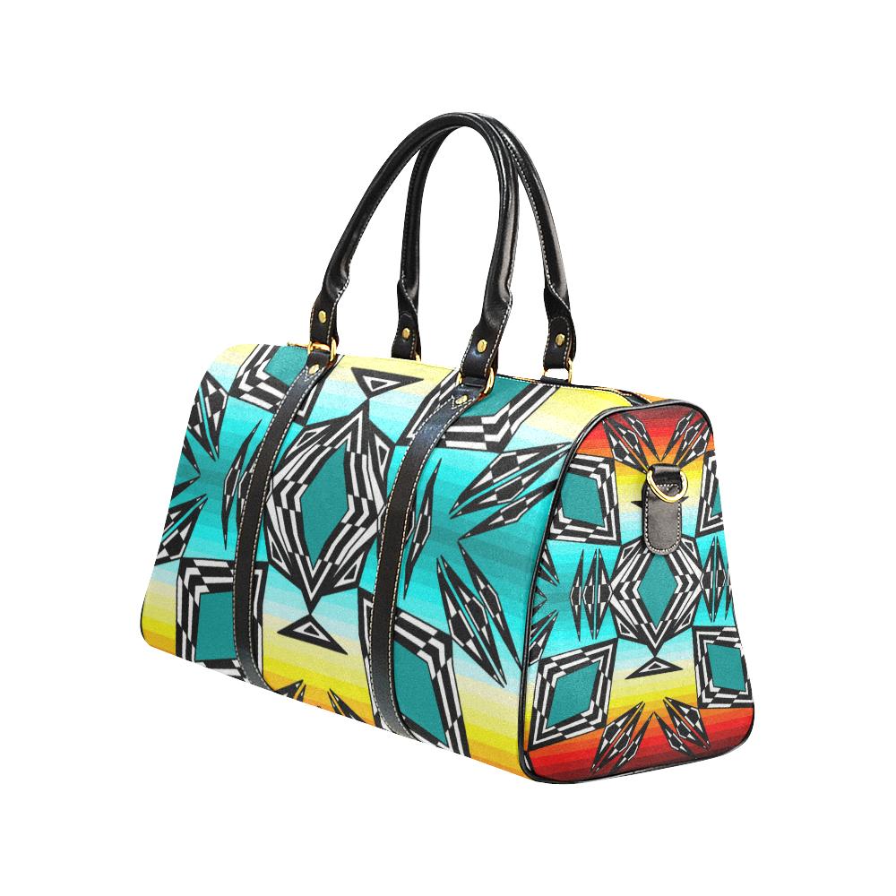 Prairie Fire Sky New Waterproof Travel Bag/Small (Model 1639) Waterproof Travel Bags (1639) e-joyer