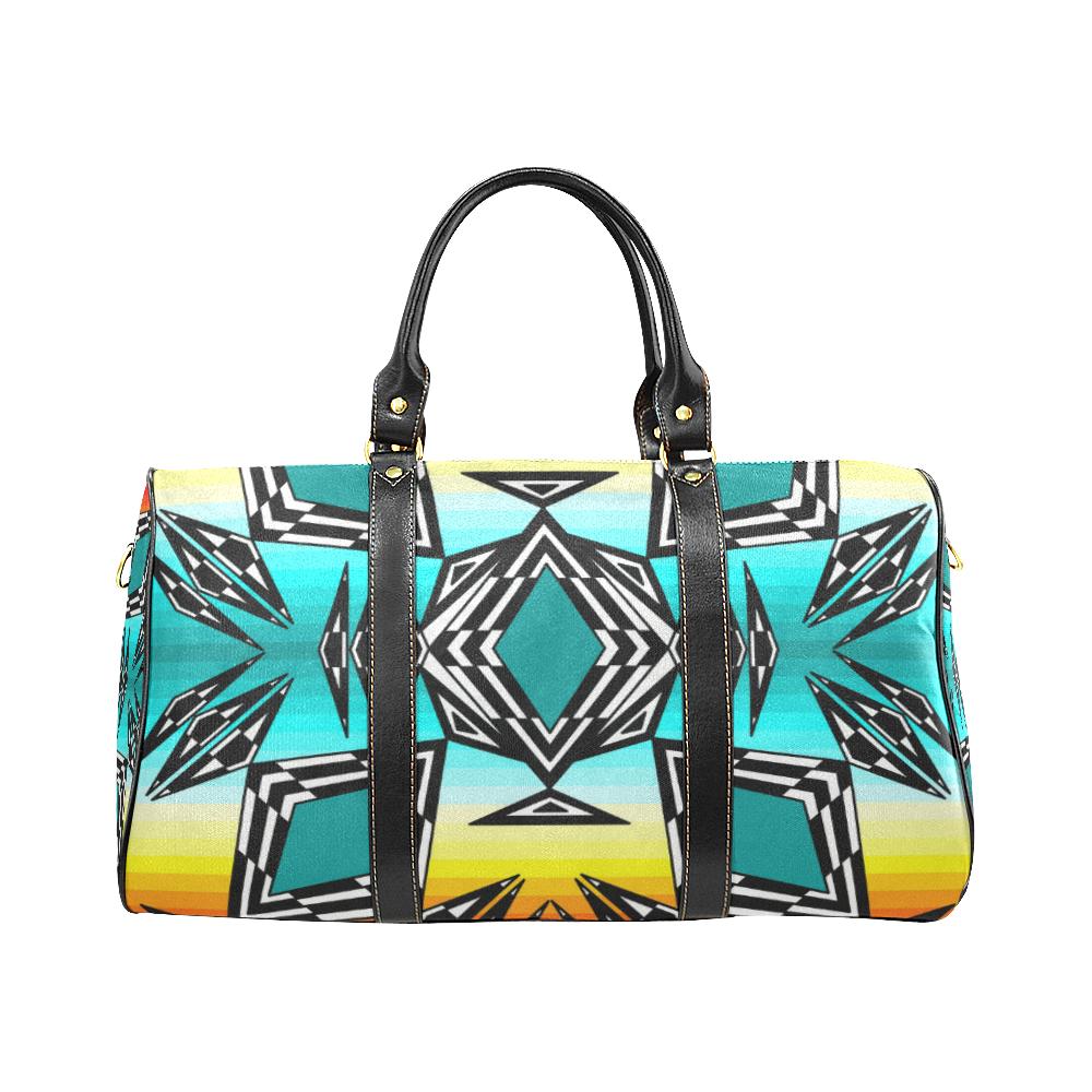 Prairie Fire Sky New Waterproof Travel Bag/Small (Model 1639) Waterproof Travel Bags (1639) e-joyer