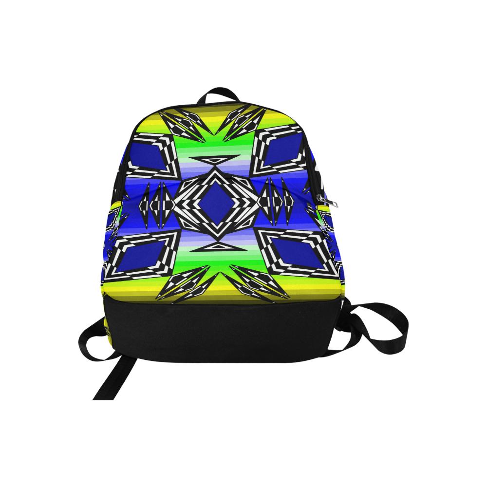 Prairie Fire Spring Fabric Adult Backpack (Model 1659) Casual Backpack for Adult (1659) e-joyer