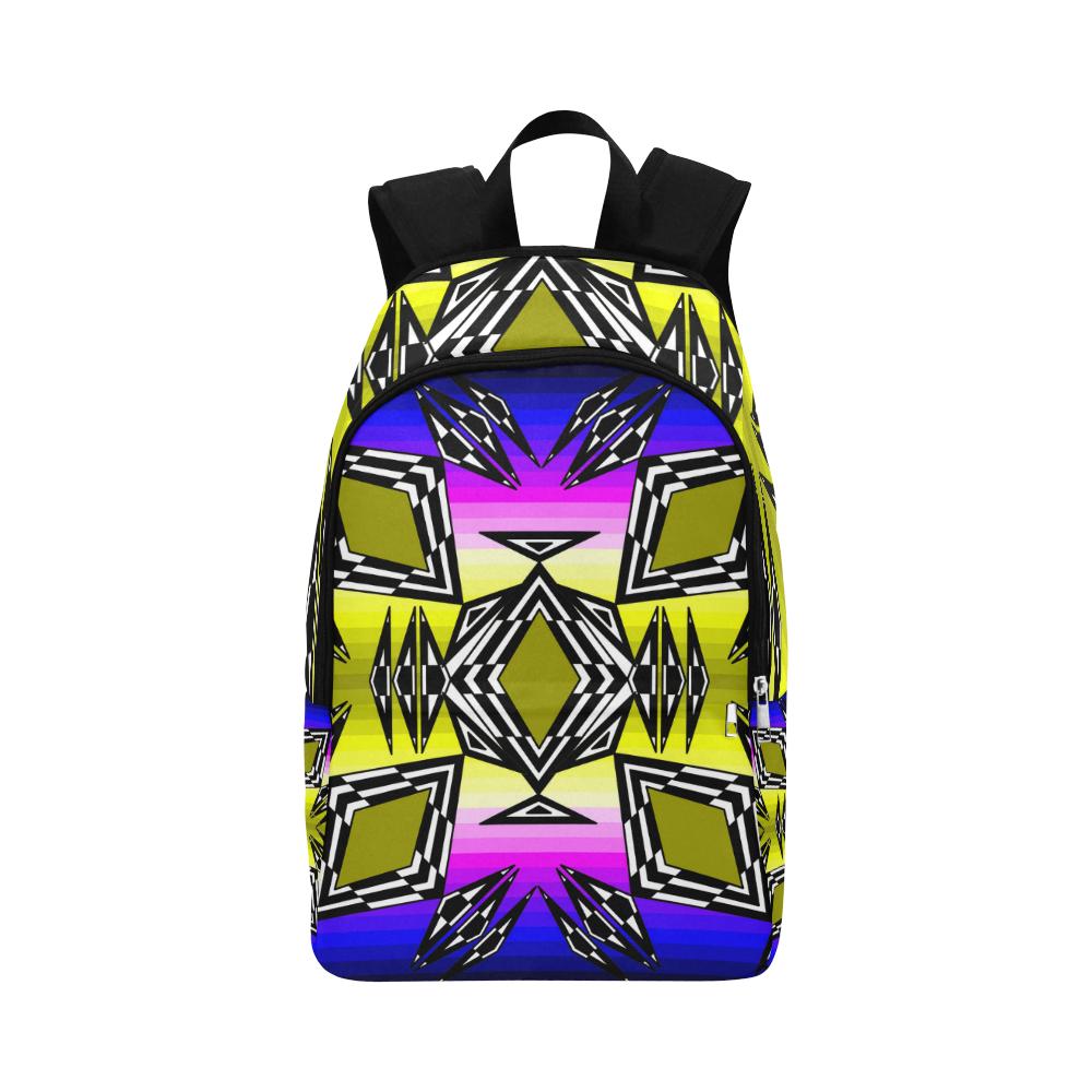 Prairie Fire Sunset Fabric Adult Backpack (Model 1659) Casual Backpack for Adult (1659) e-joyer