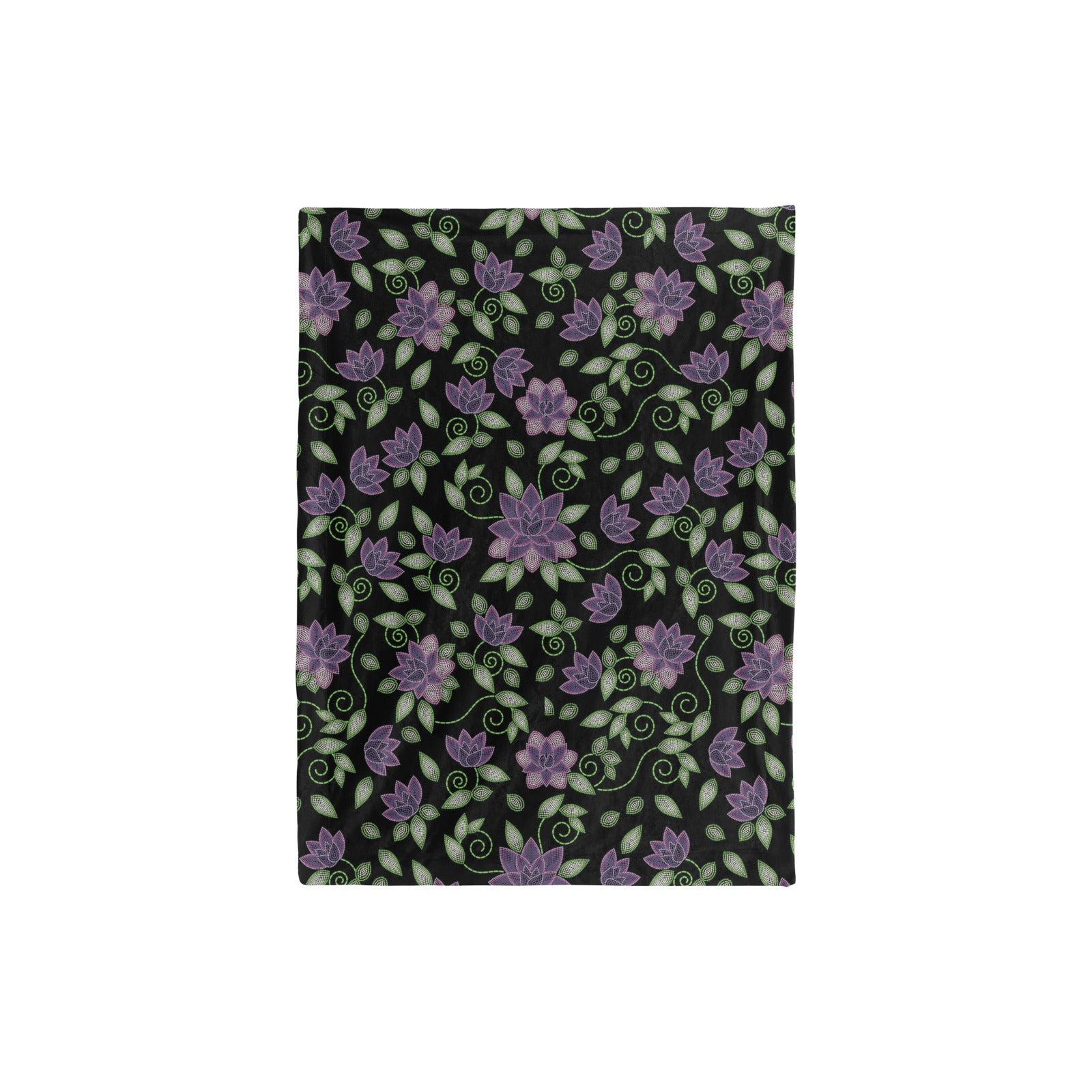 Purple Beaded Rose Baby Blanket 30"x40" Baby Blanket 30"x40" e-joyer