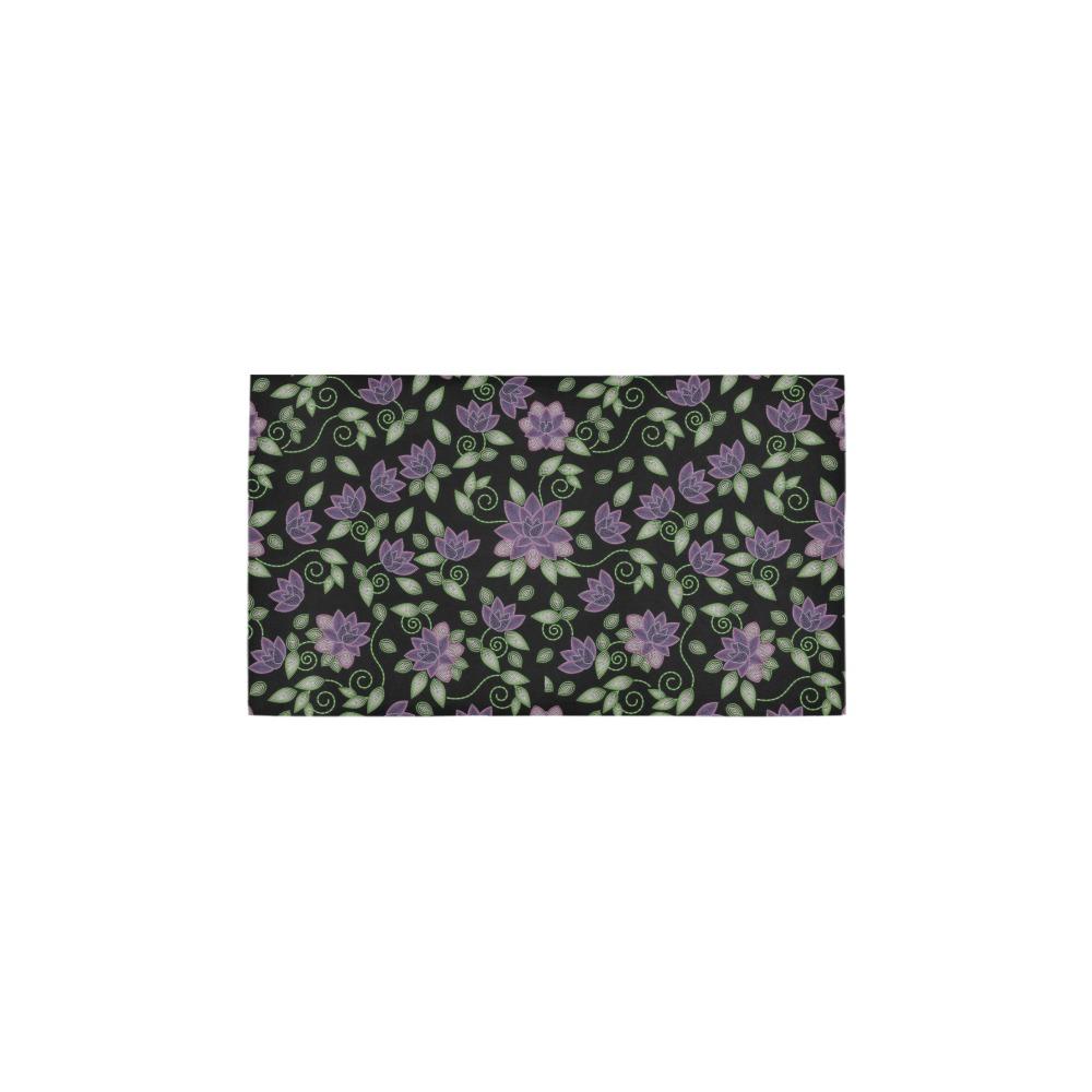 Purple Beaded Rose Bath Rug 16''x 28'' Bath Rug 16''x 28'' e-joyer