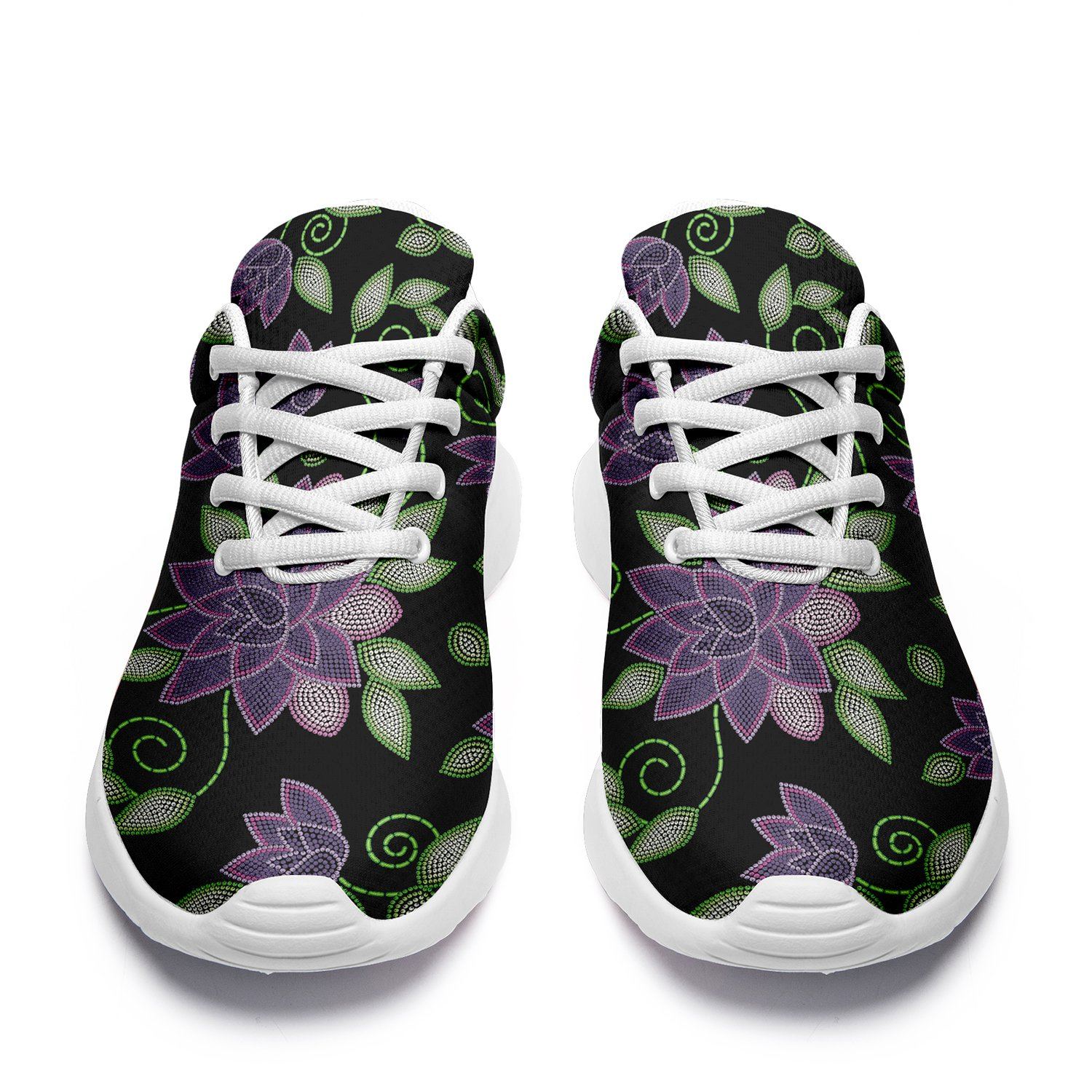 Purple Beaded Rose Ikkaayi Sport Sneakers ikkaayi Herman