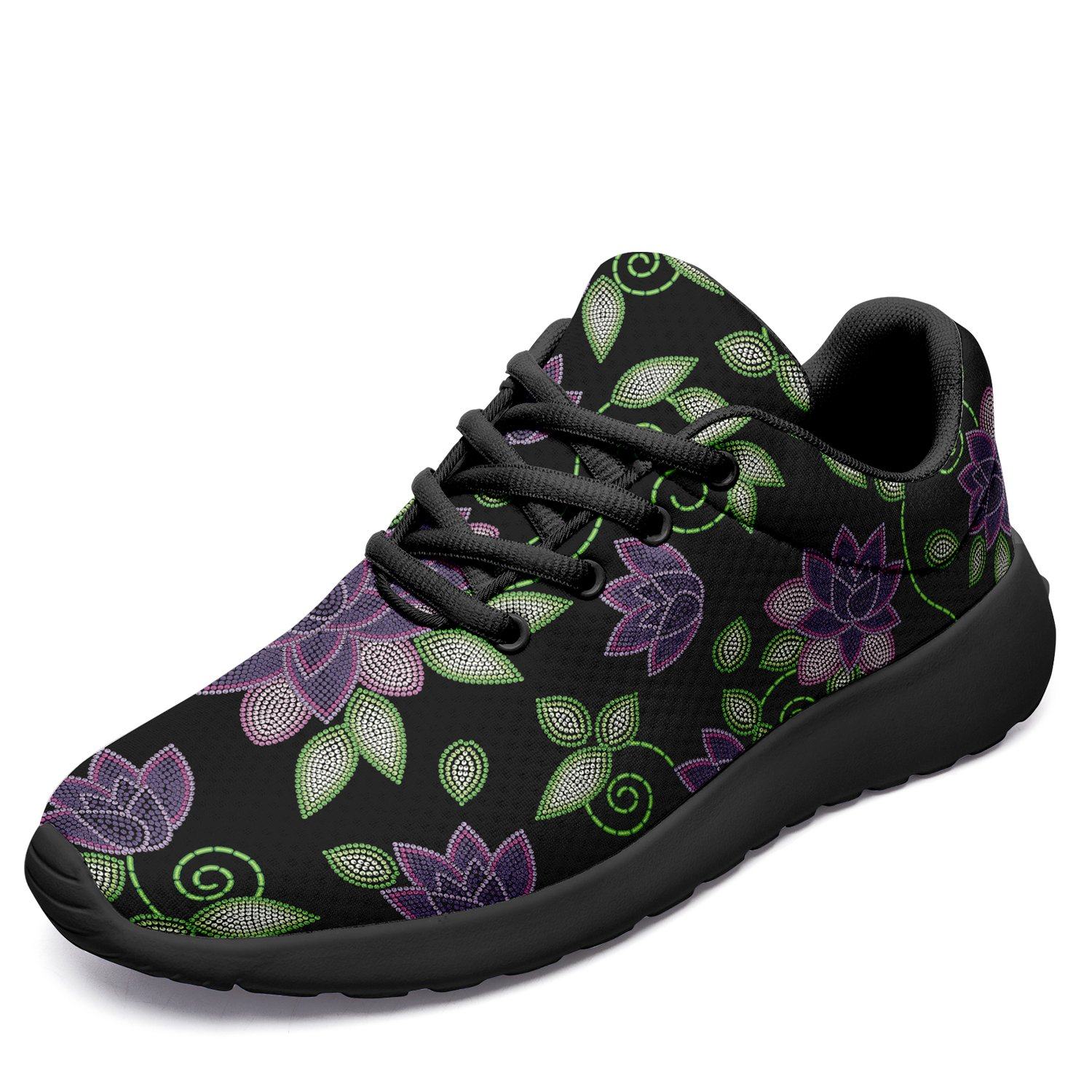 Purple Beaded Rose Ikkaayi Sport Sneakers ikkaayi Herman